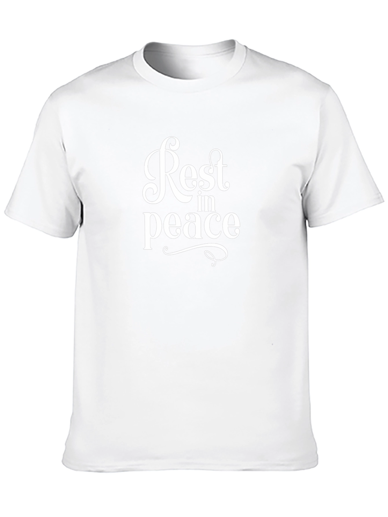 Rest In Peace Graphic Black T-Shirt