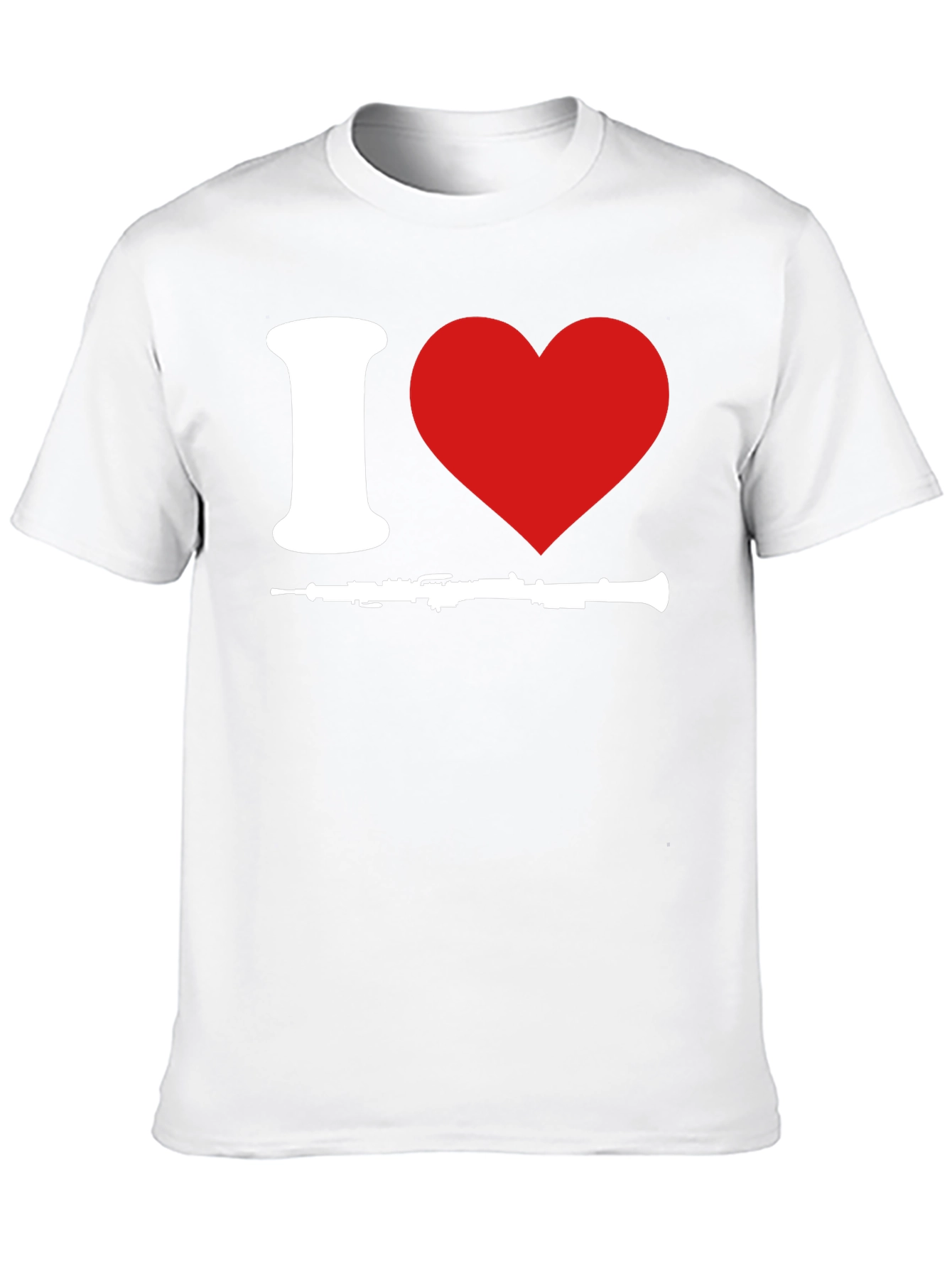 I Love Oboe T-Shirt - Musicians Apparel
