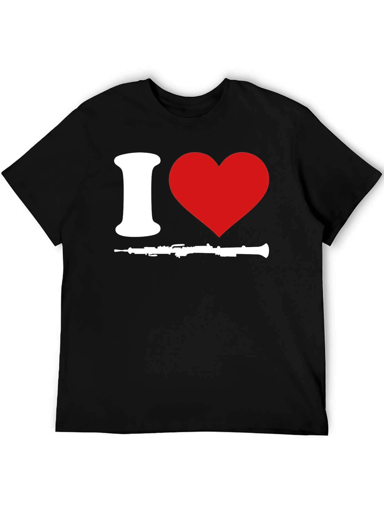 I Love Oboe T-Shirt - Musicians Apparel