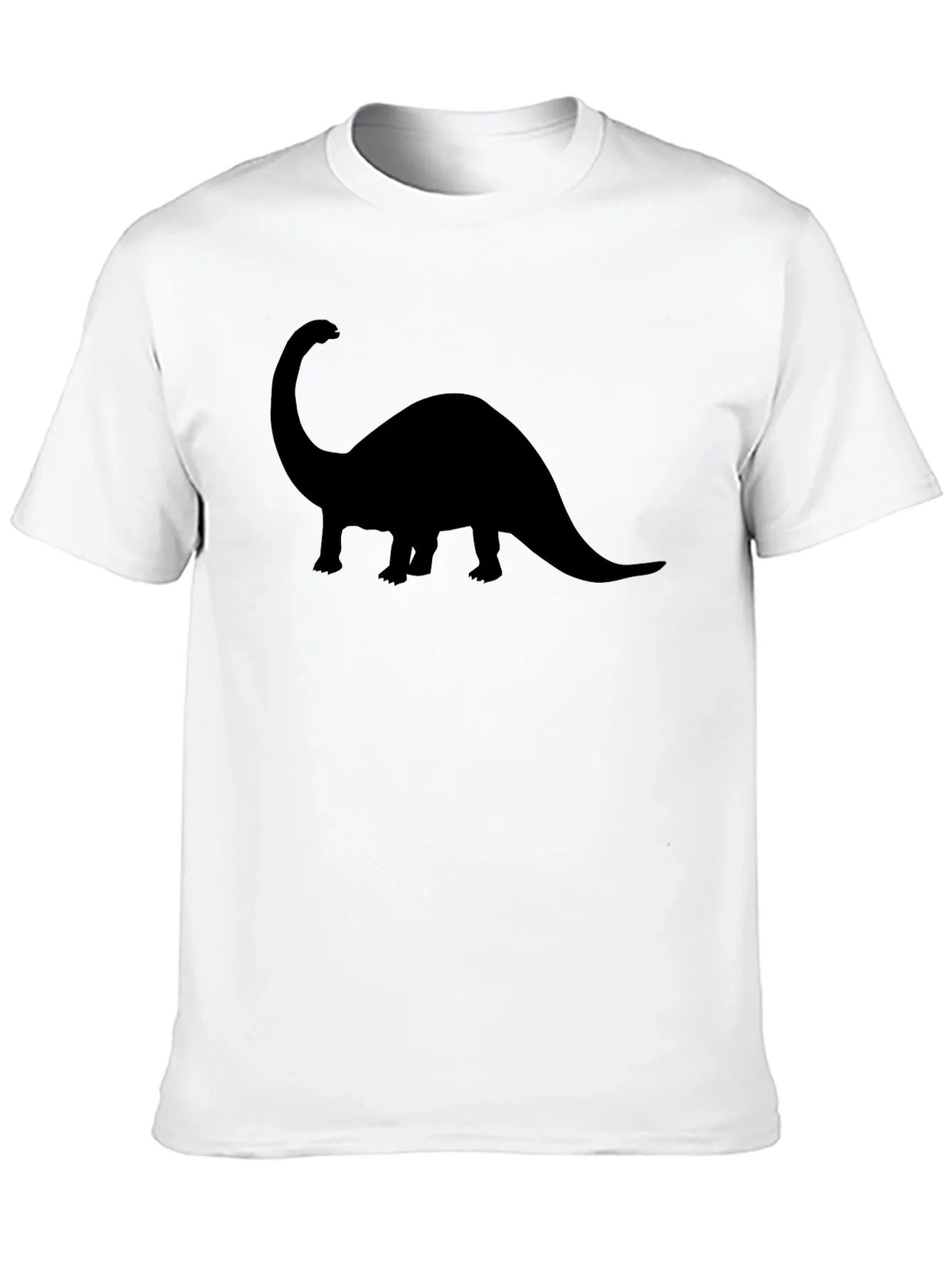 Dinosaur Silhouette T-Shirt - Classic Black Tee