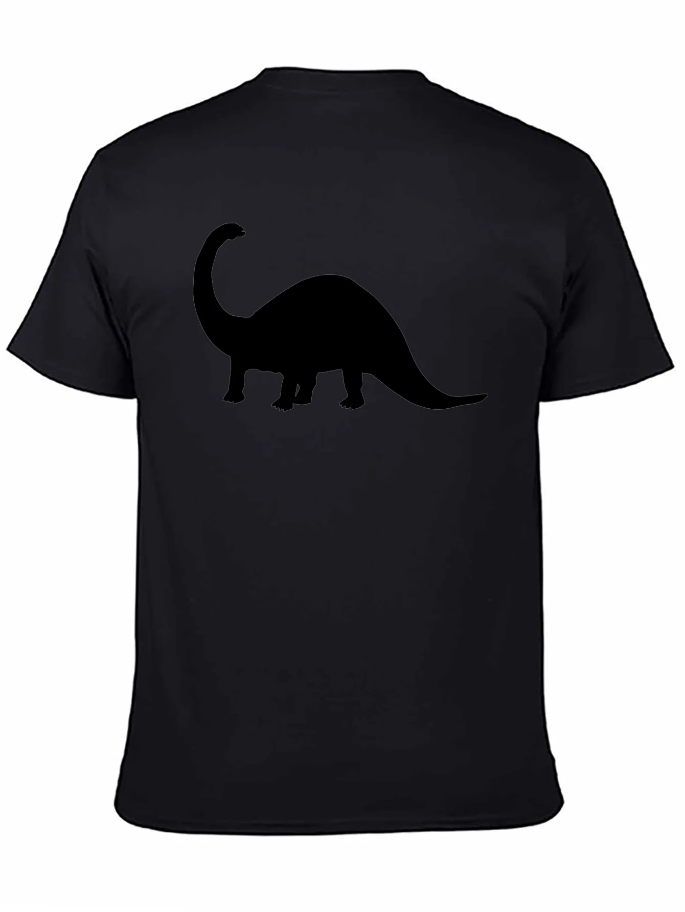 Dinosaur Silhouette T-Shirt - Classic Black Tee