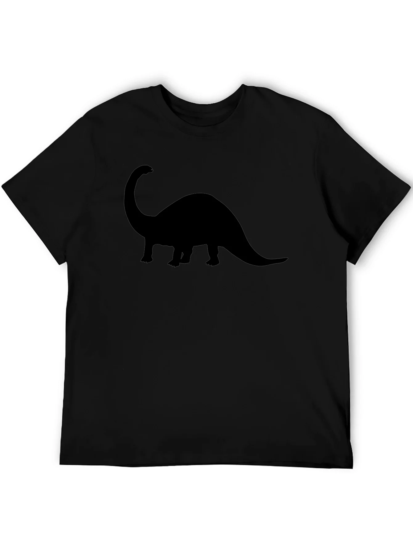 Dinosaur Silhouette T-Shirt - Classic Black Tee