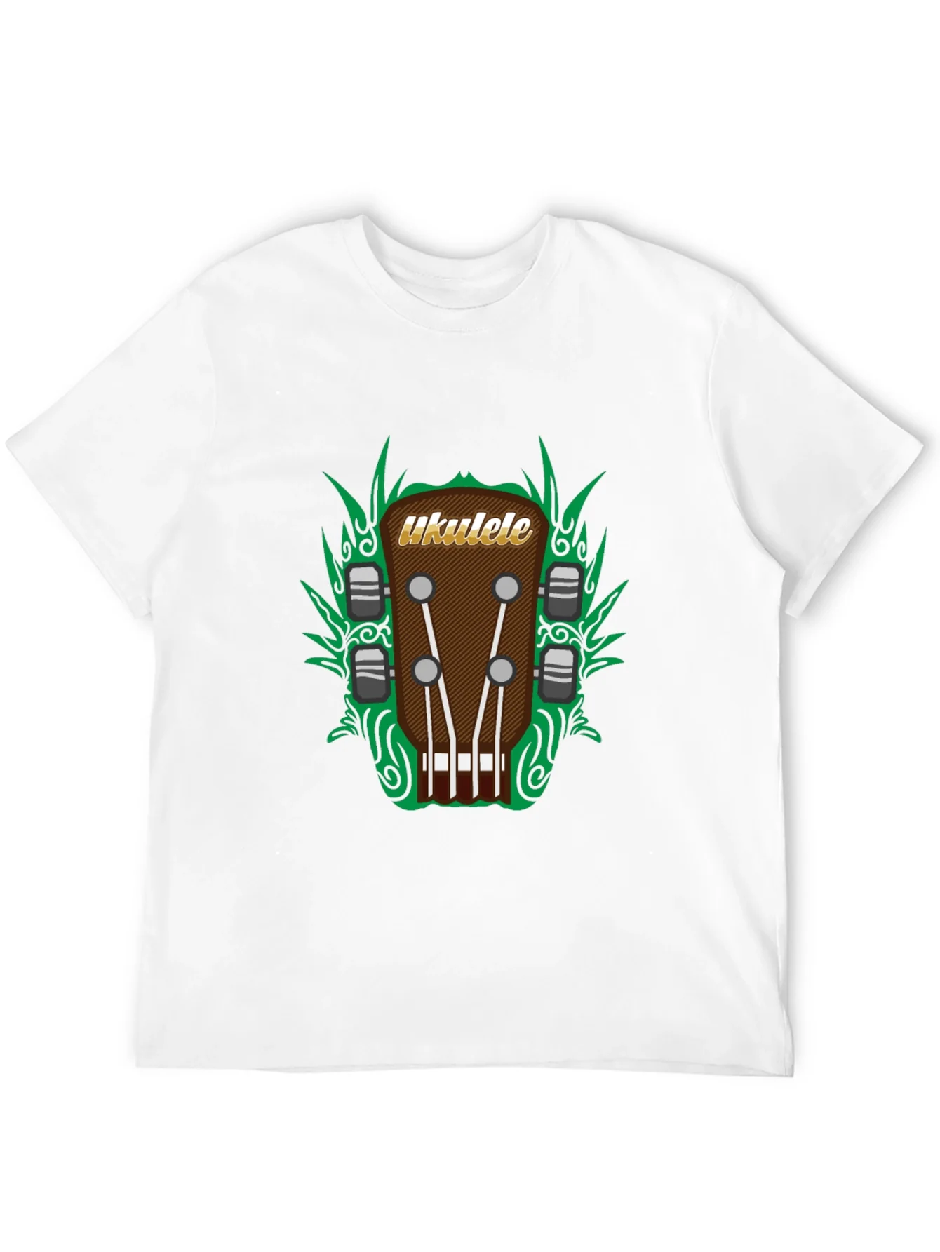 Ukulele Headstock Graphic Tee - Music Lovers T-Shirt