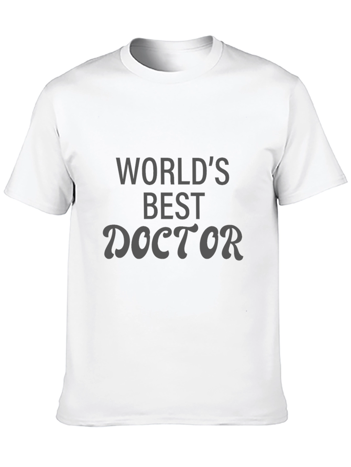 Worlds Best Doctor Black T-Shirt