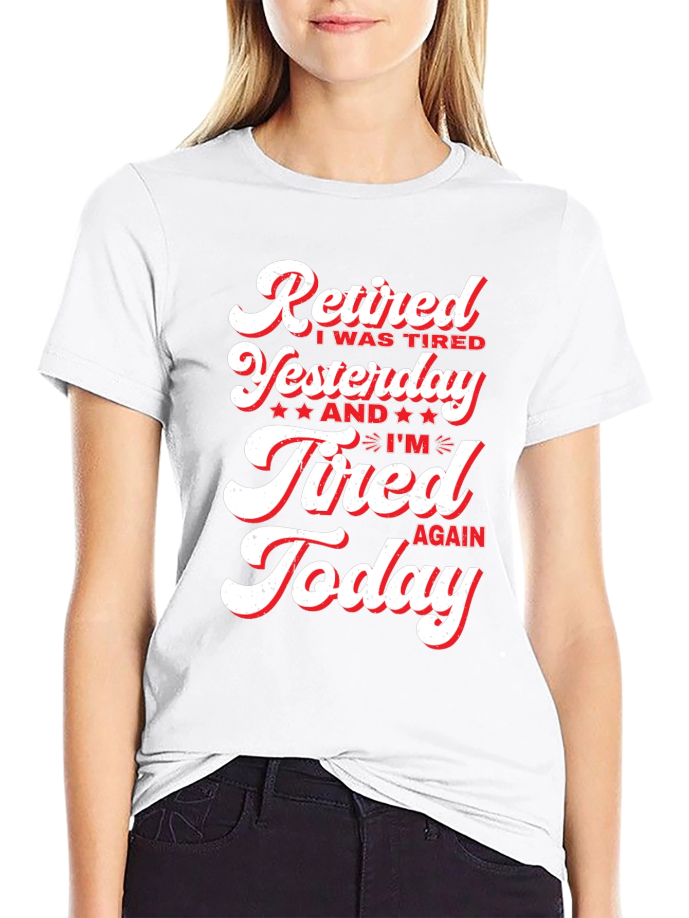 Retired & Tired Graphic T-Shirt