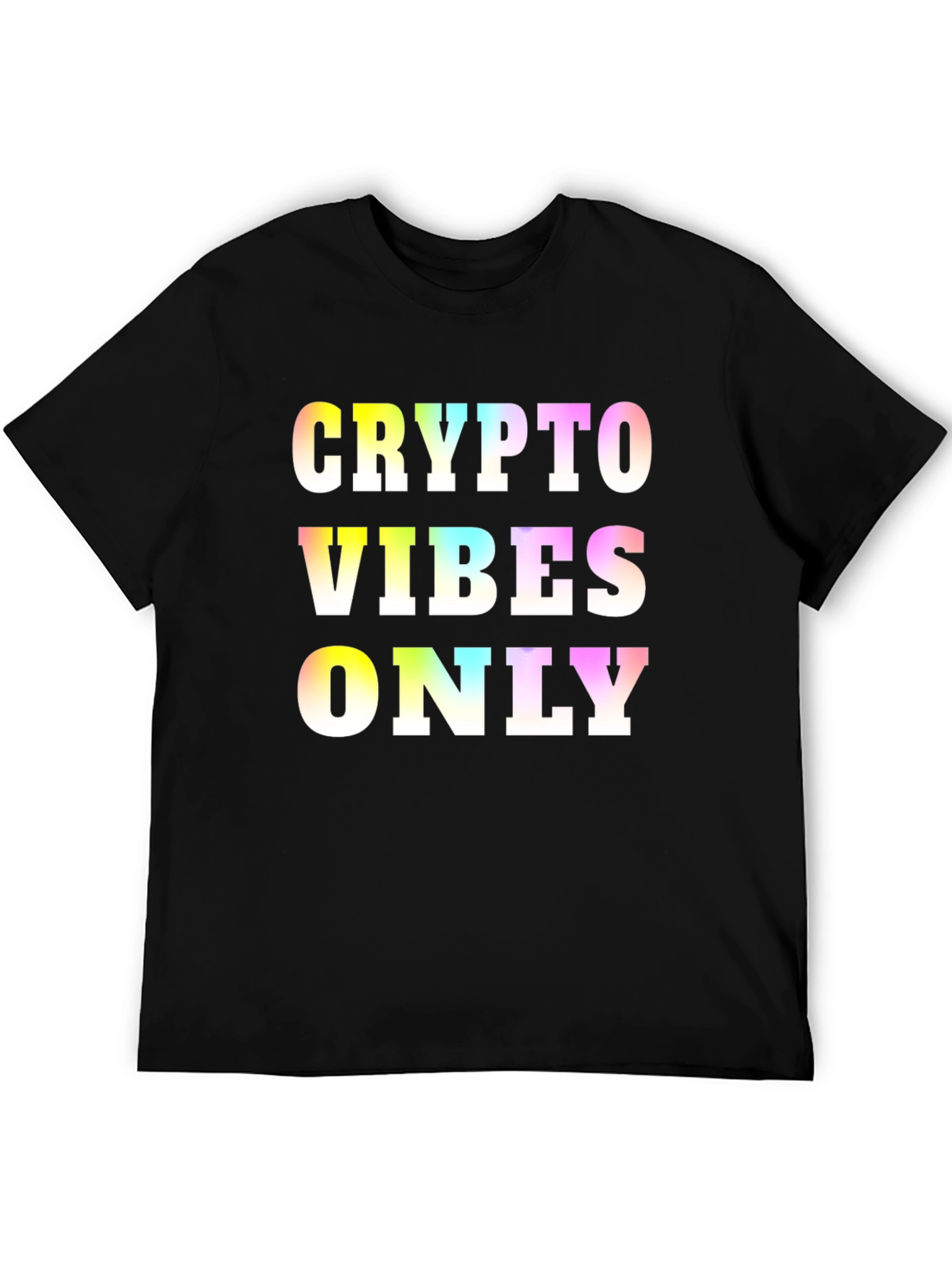 Crypto Vibes Only Black T-Shirt