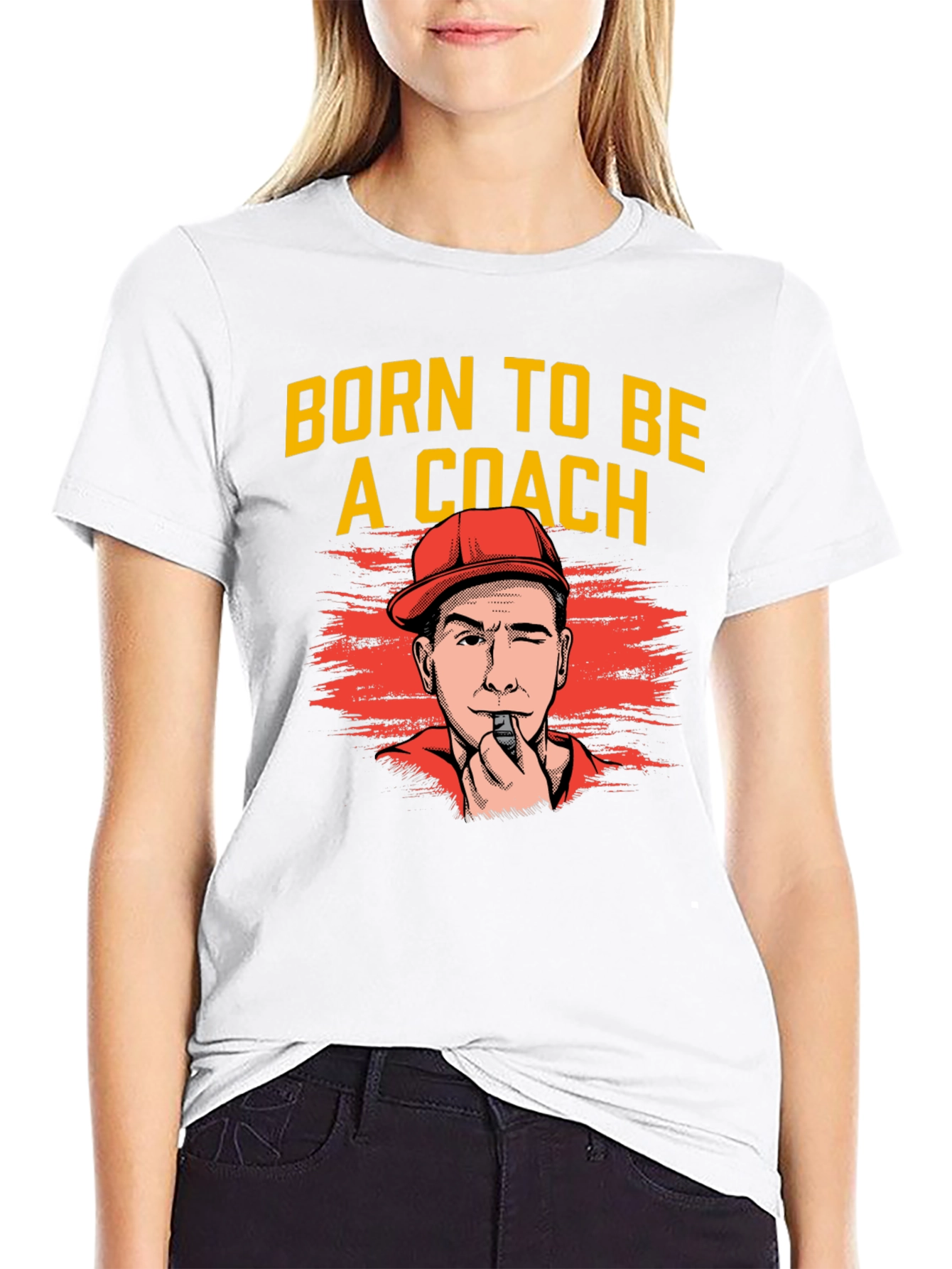 Born to Be A Coach T-Shirt - Black