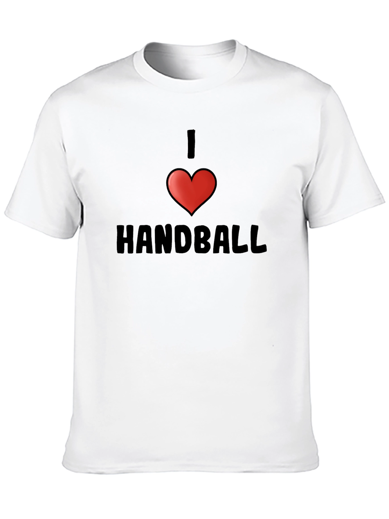 I Love Handball Black T-Shirt