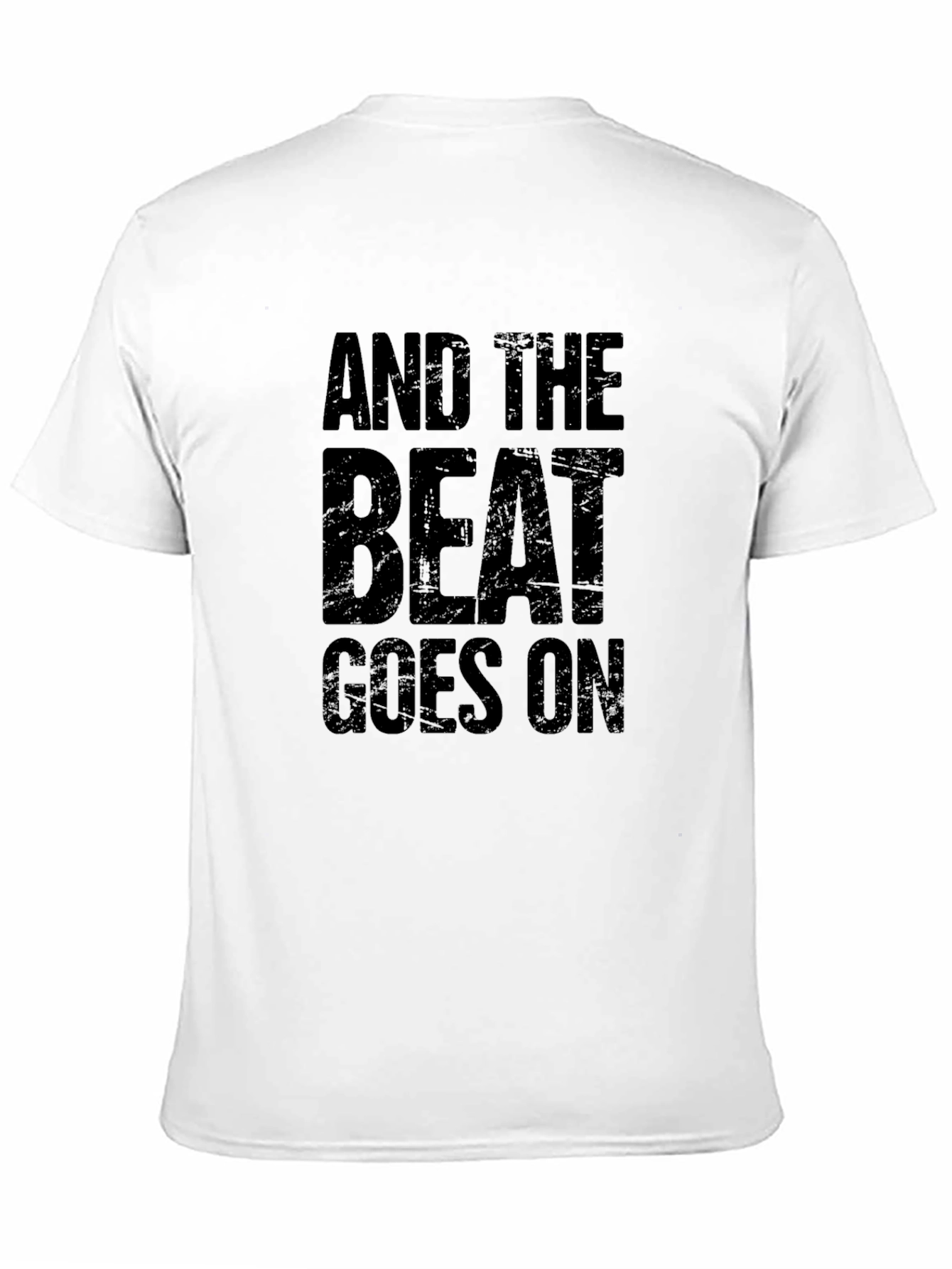 And The Beat Goes On Graphic Tee - Black