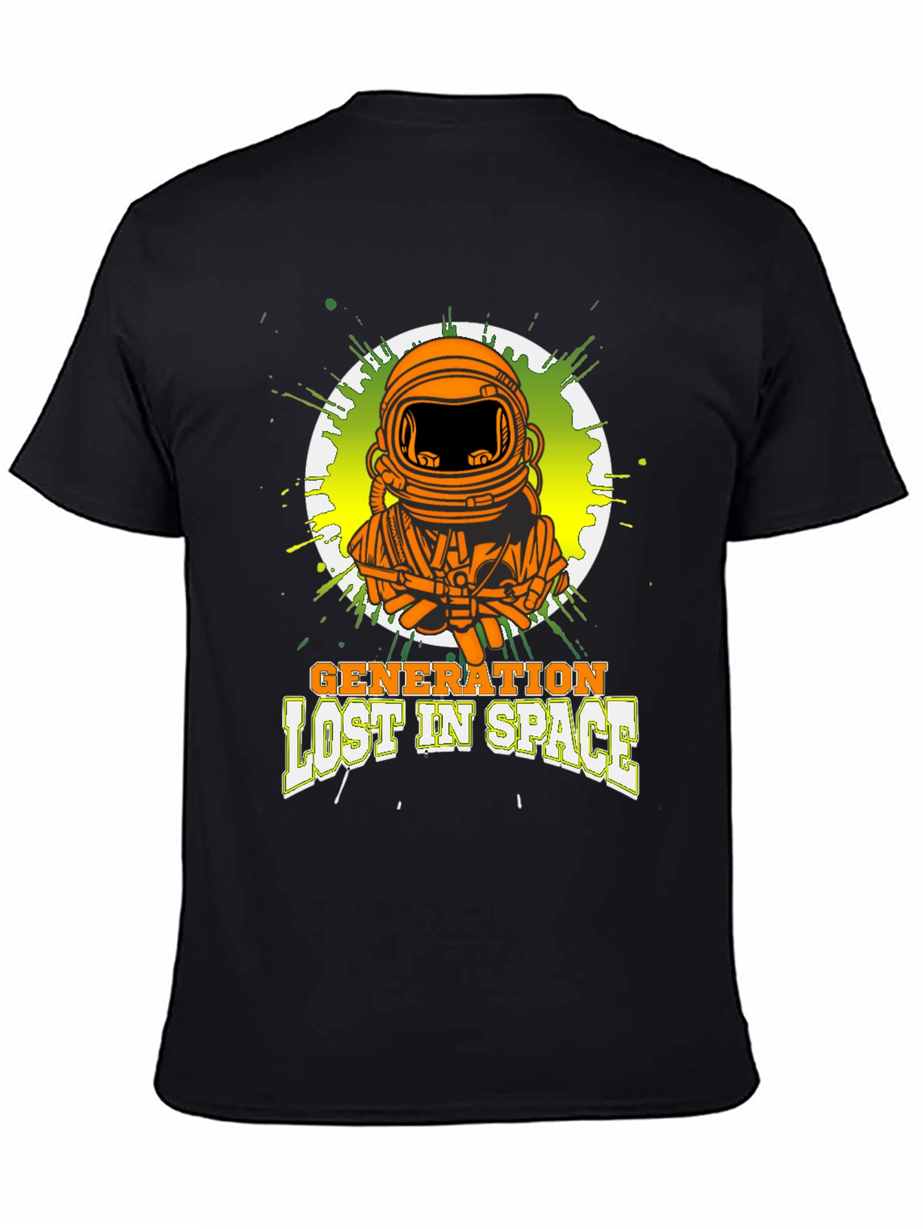 Generation Lost In Space Black T-Shirt