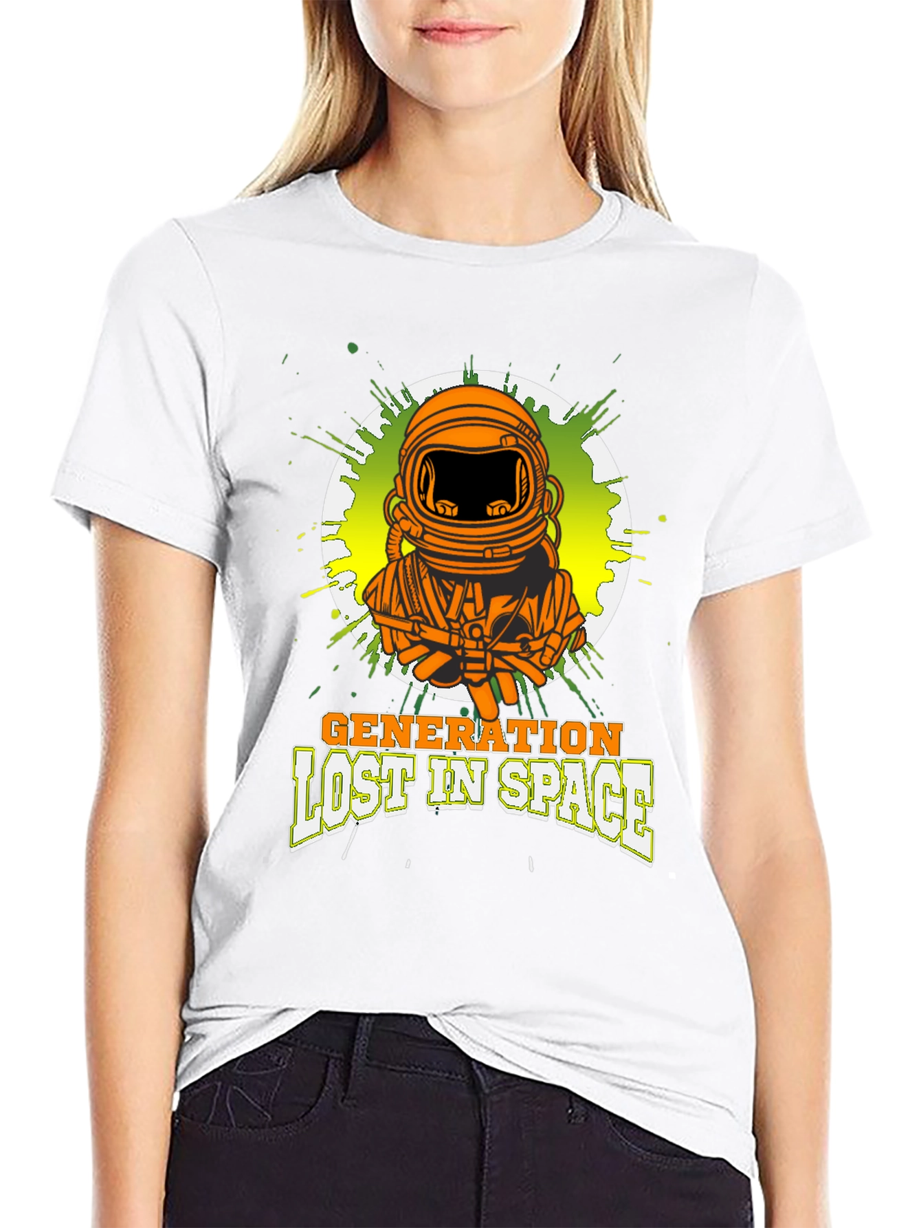 Generation Lost In Space Black T-Shirt