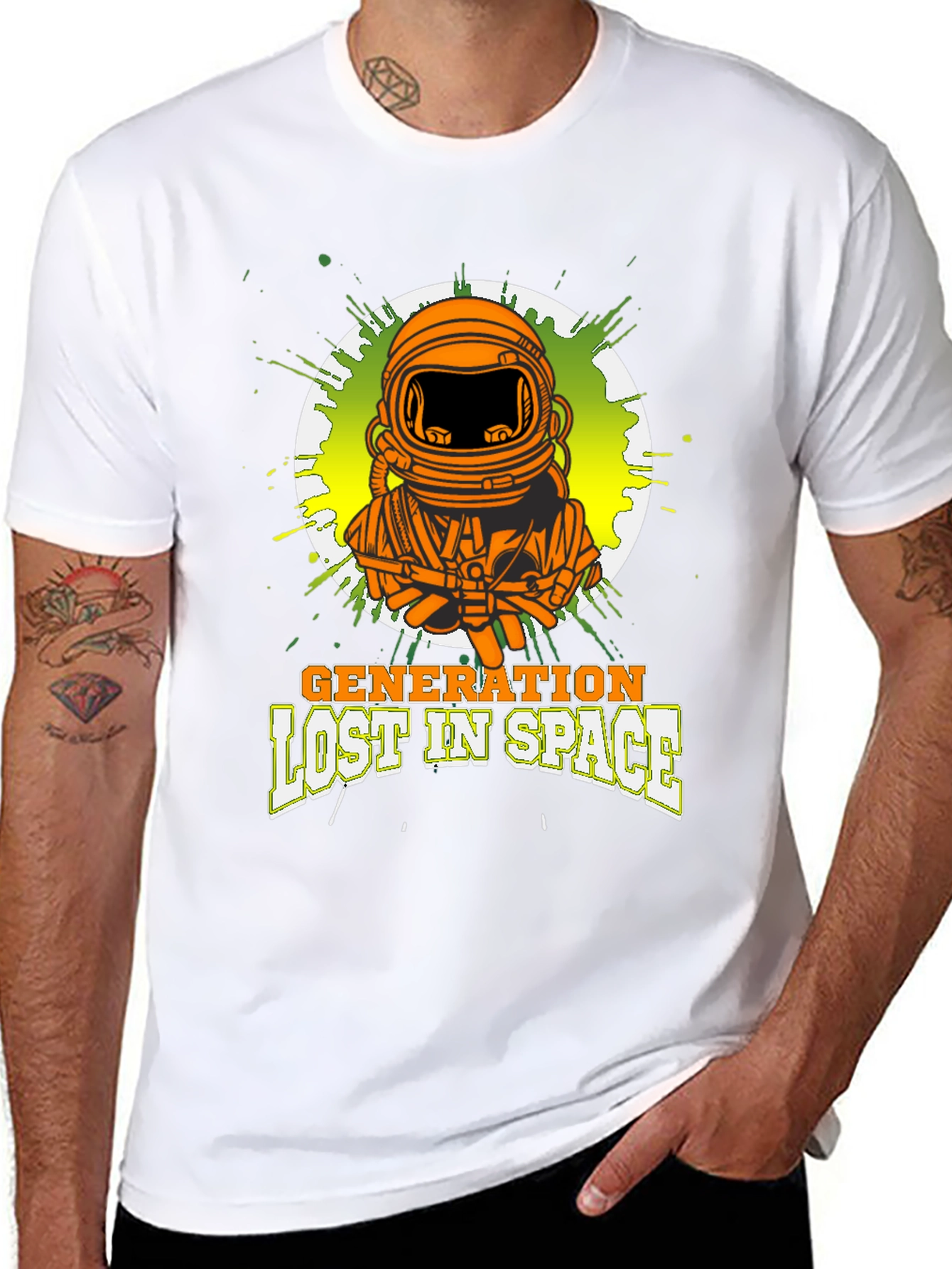Generation Lost In Space Black T-Shirt