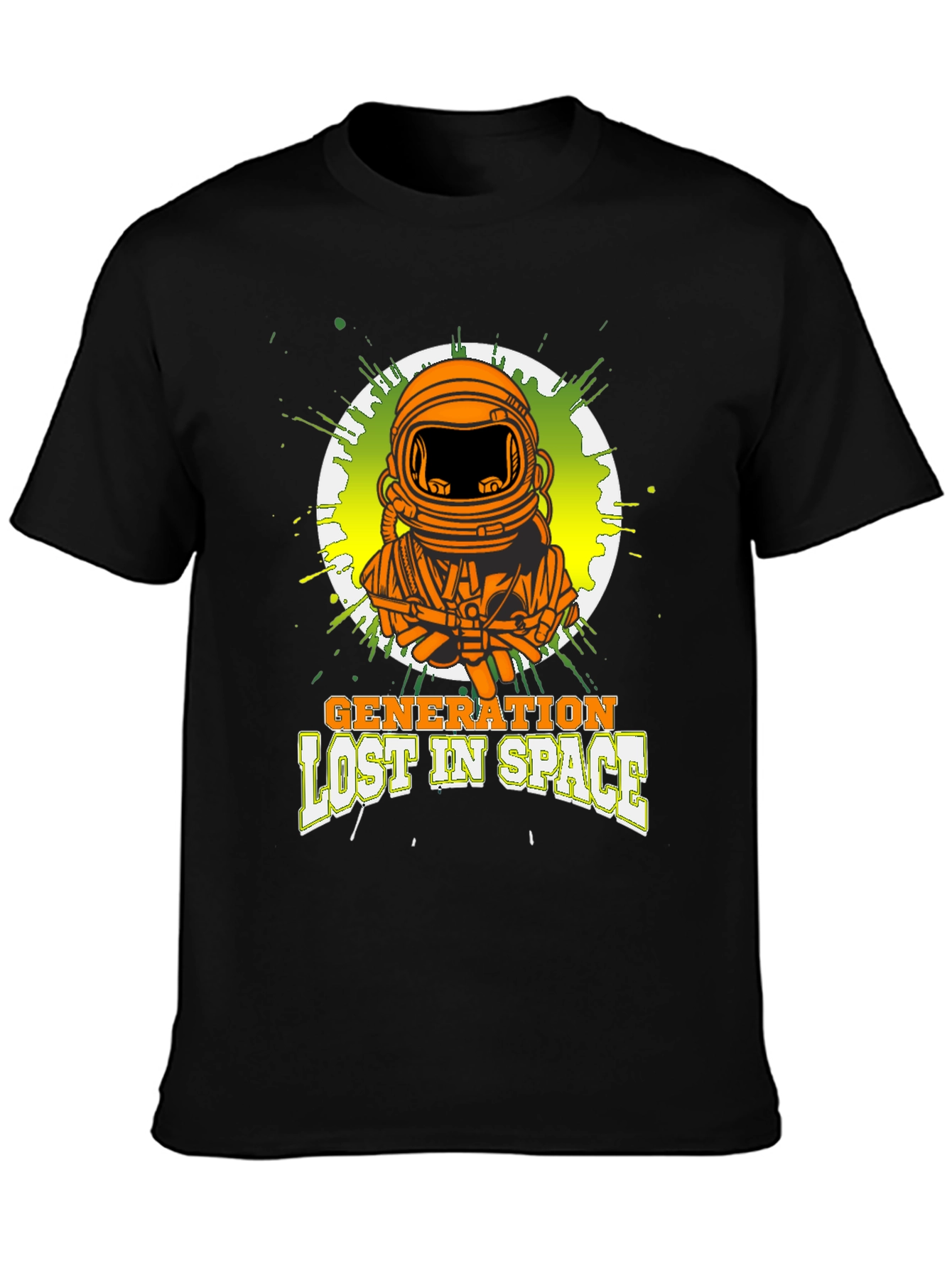 Generation Lost In Space Black T-Shirt