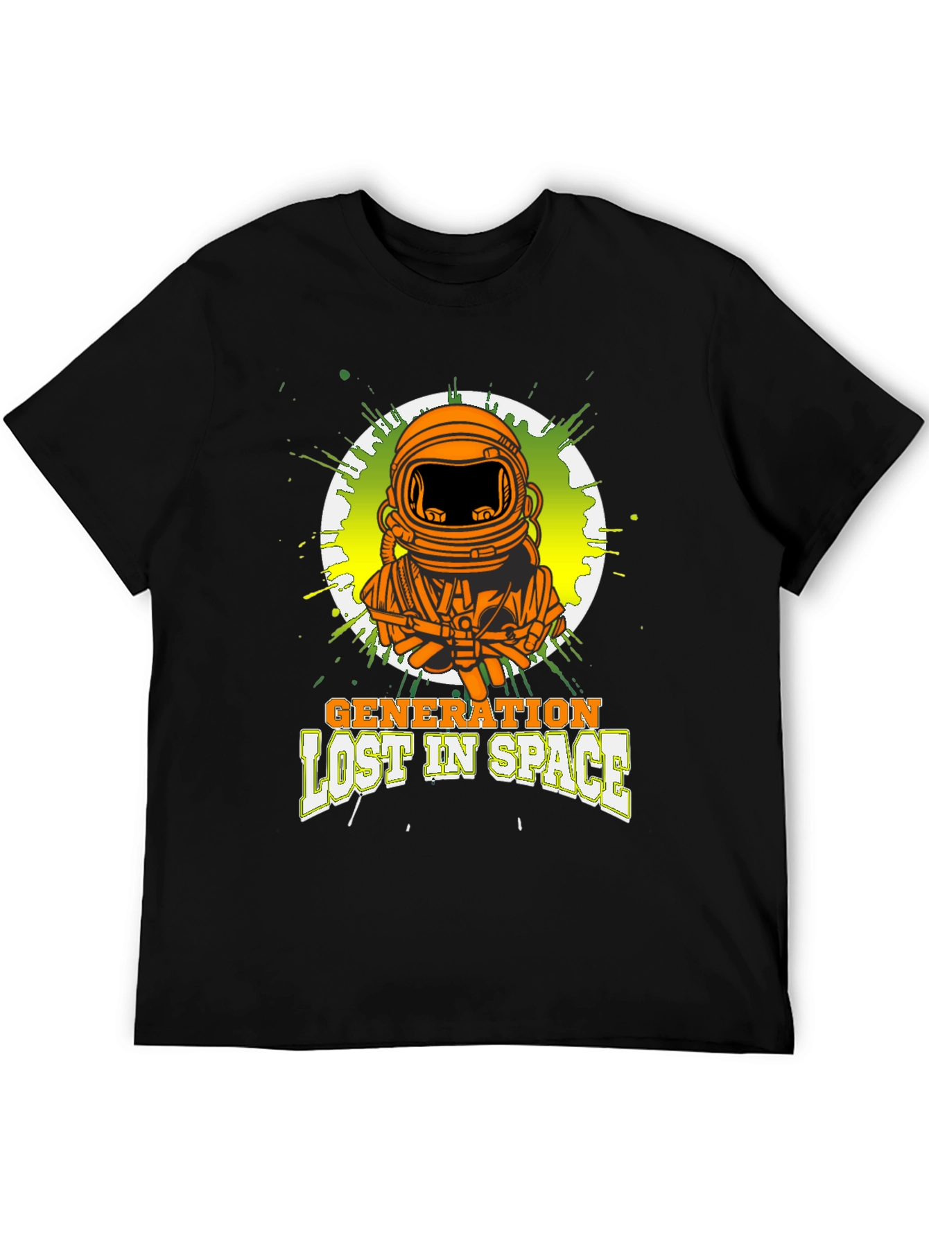 Generation Lost In Space Black T-Shirt