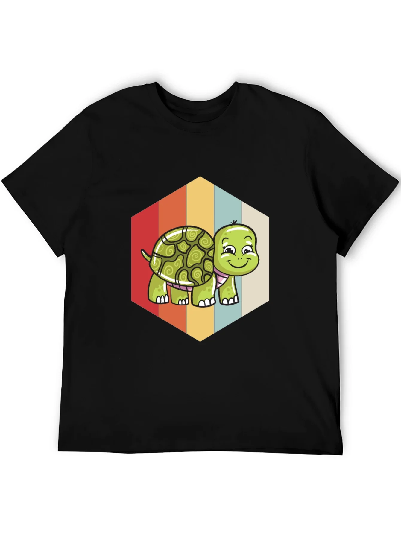 Retro Turtle T-Shirt - Cute Graphic Tee