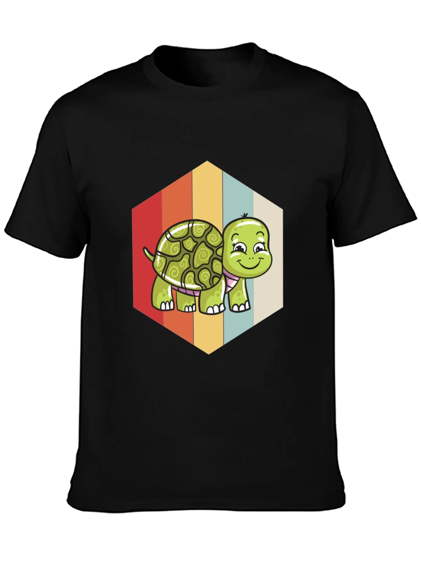 Retro Turtle T-Shirt - Cute Graphic Tee