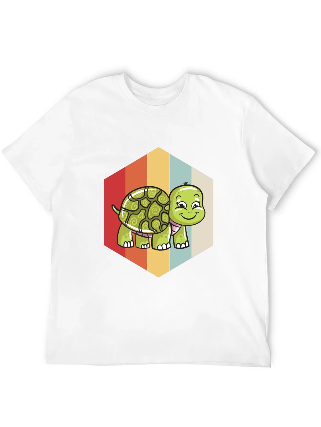 Retro Turtle T-Shirt - Cute Graphic Tee