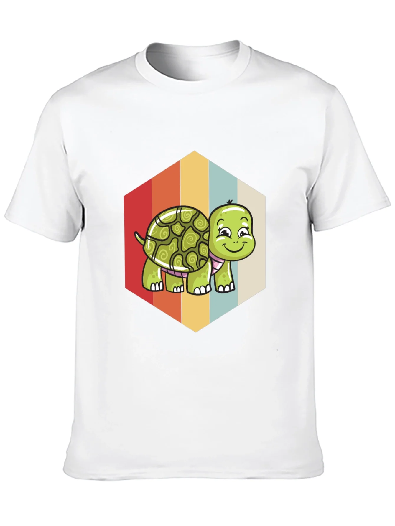 Retro Turtle T-Shirt - Cute Graphic Tee