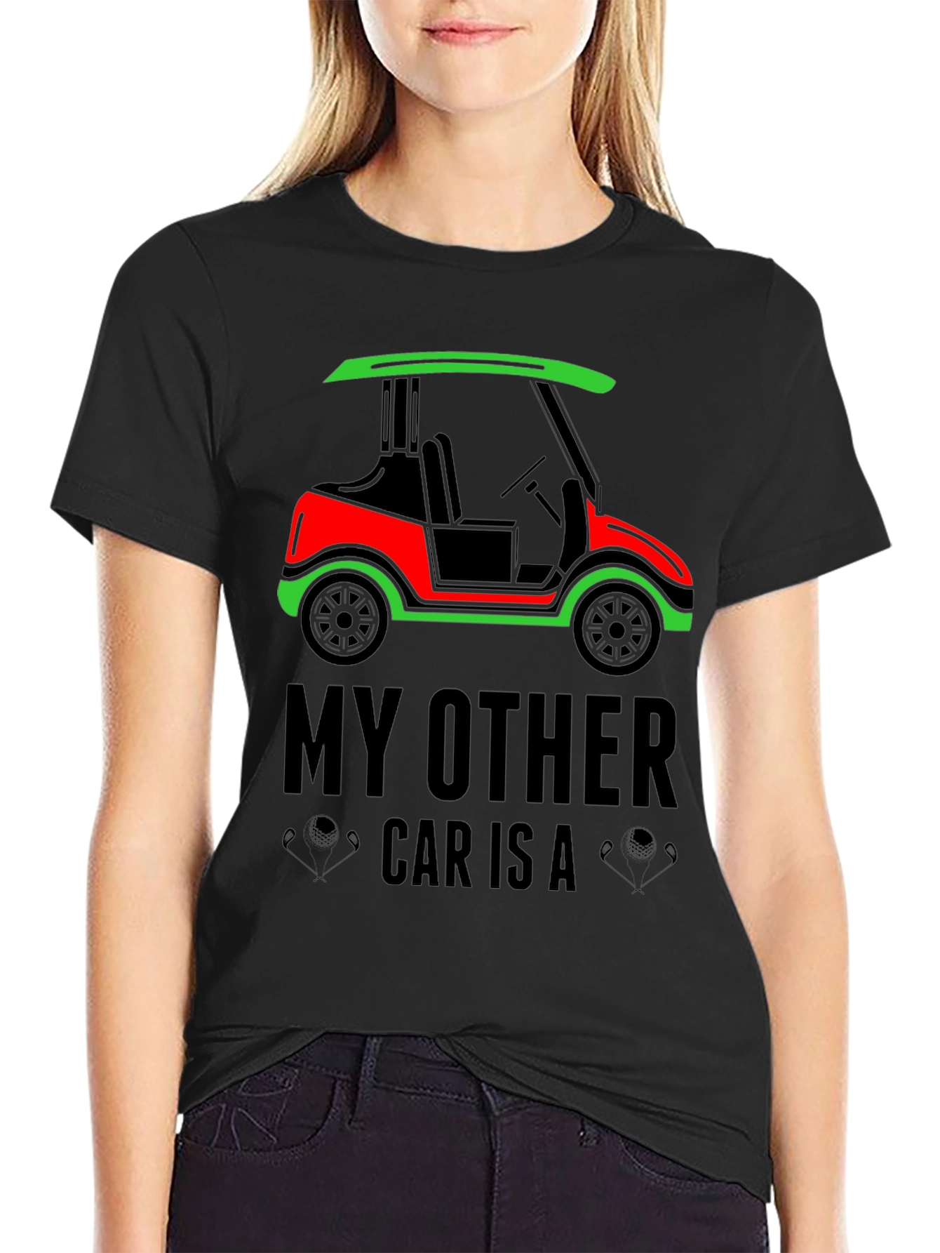Golf Cart T-Shirt: My Other Car Is A...