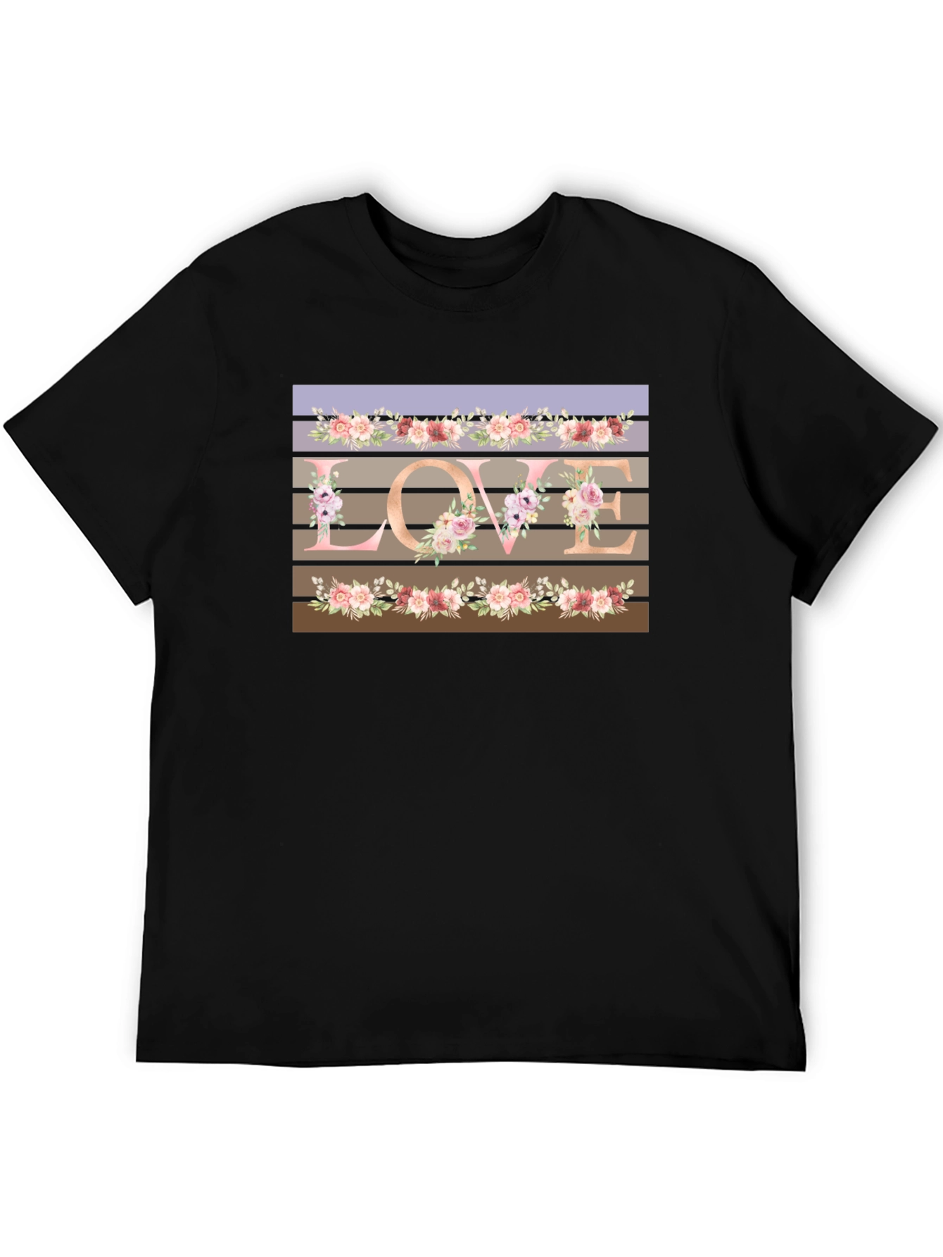 Floral LOVE T-Shirt - Stylish Graphic Tee