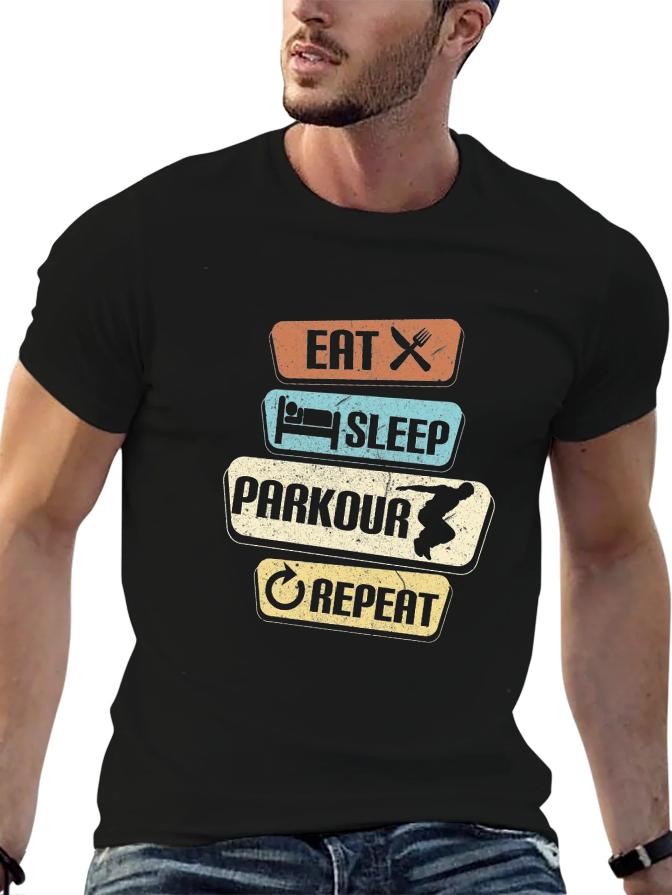 Eat Sleep Parkour Repeat T-Shirt