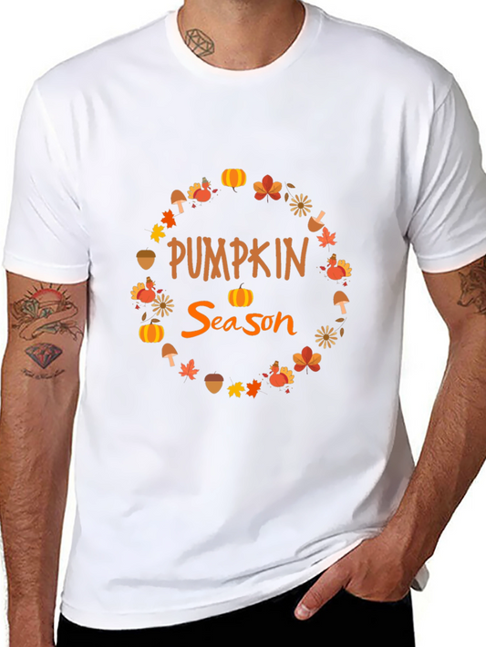 Pumpkin Season Graphic Tee - Fall Festive Shirt