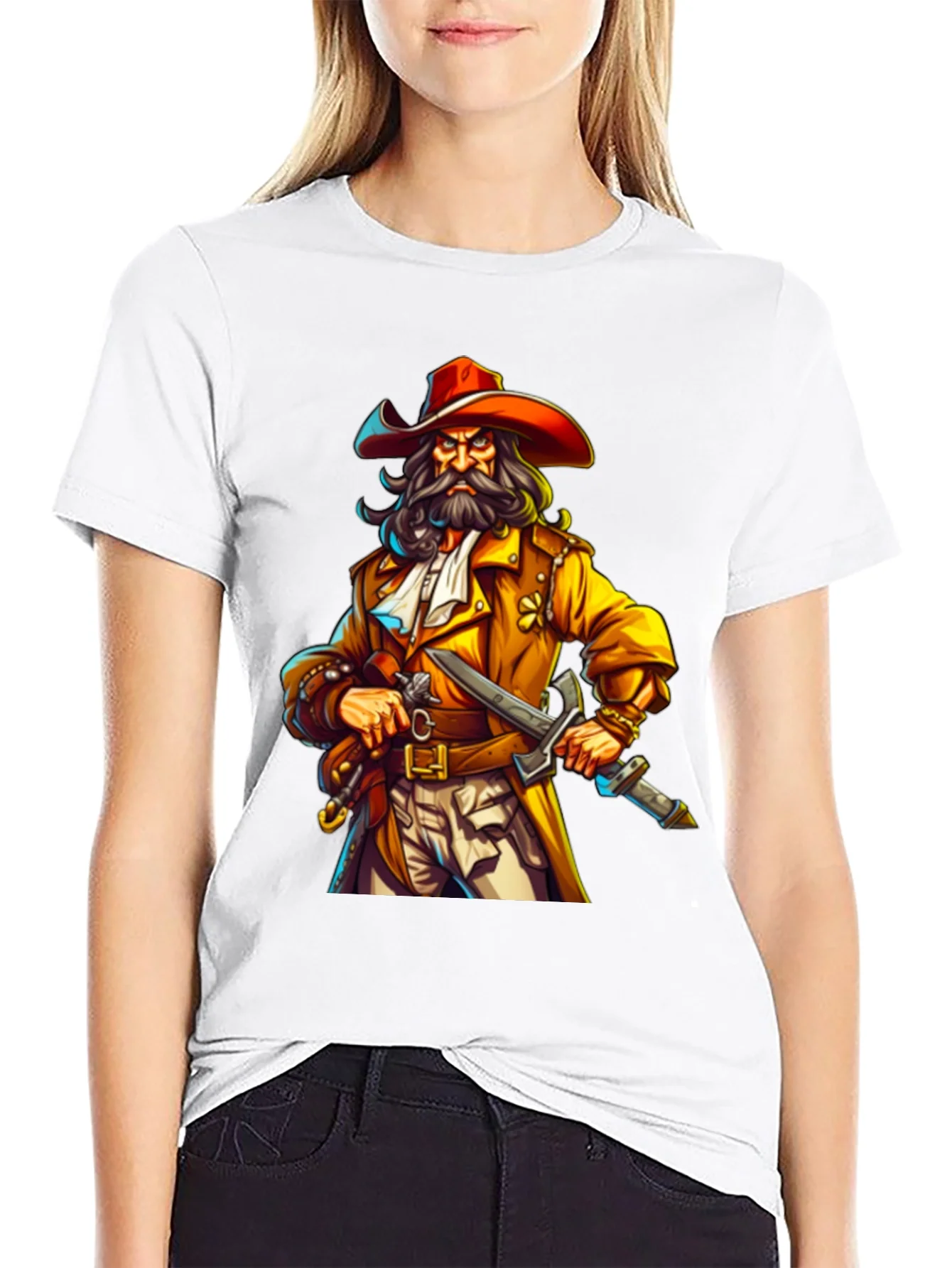 Pirate Cartoon T-Shirt: Cool Graphic Tee