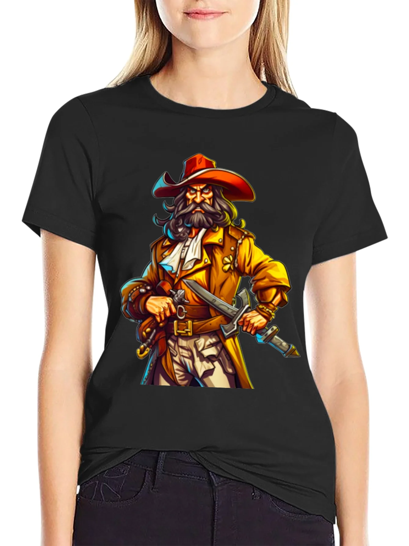Pirate Cartoon T-Shirt: Cool Graphic Tee