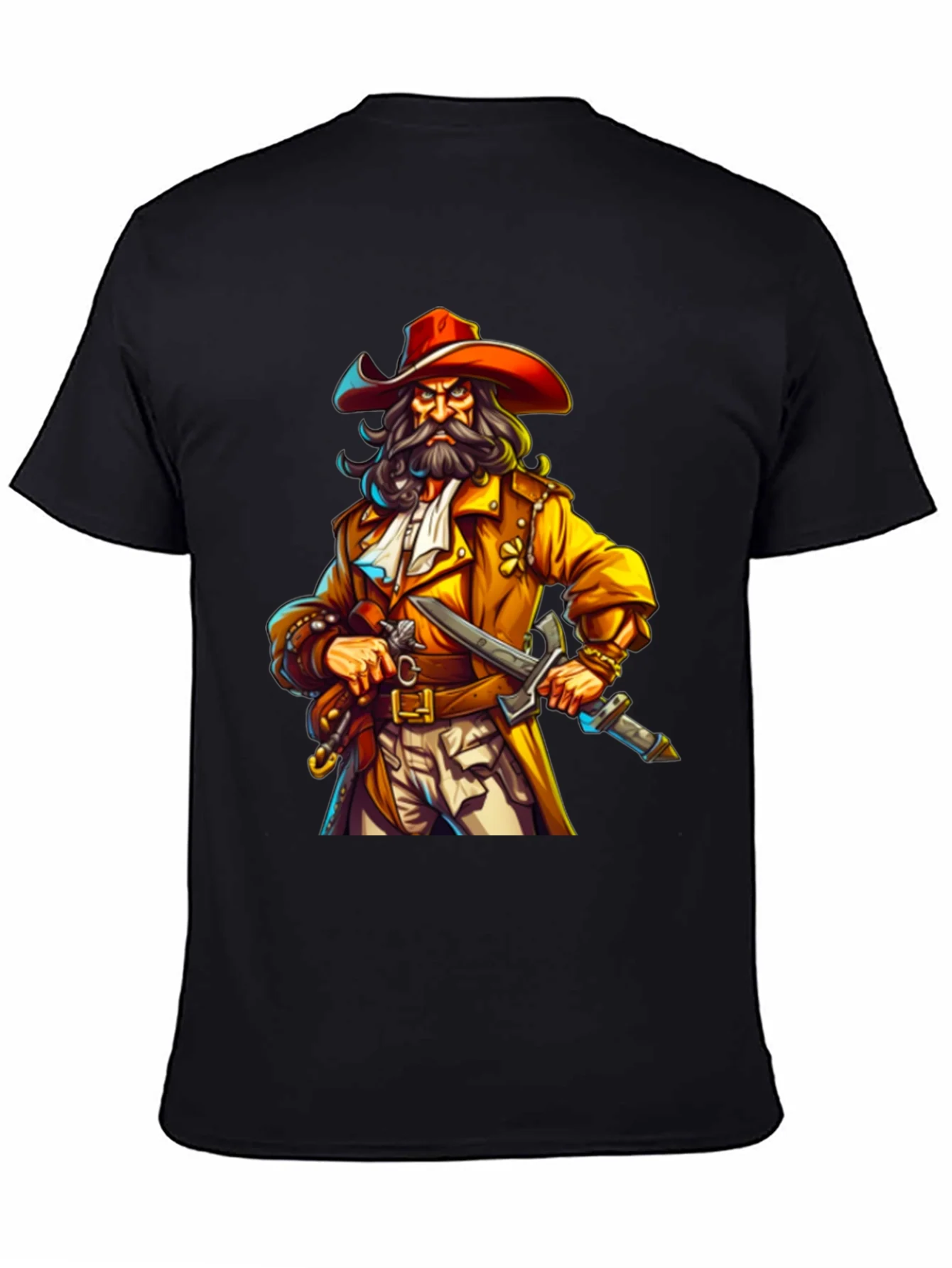 Pirate Cartoon T-Shirt: Cool Graphic Tee