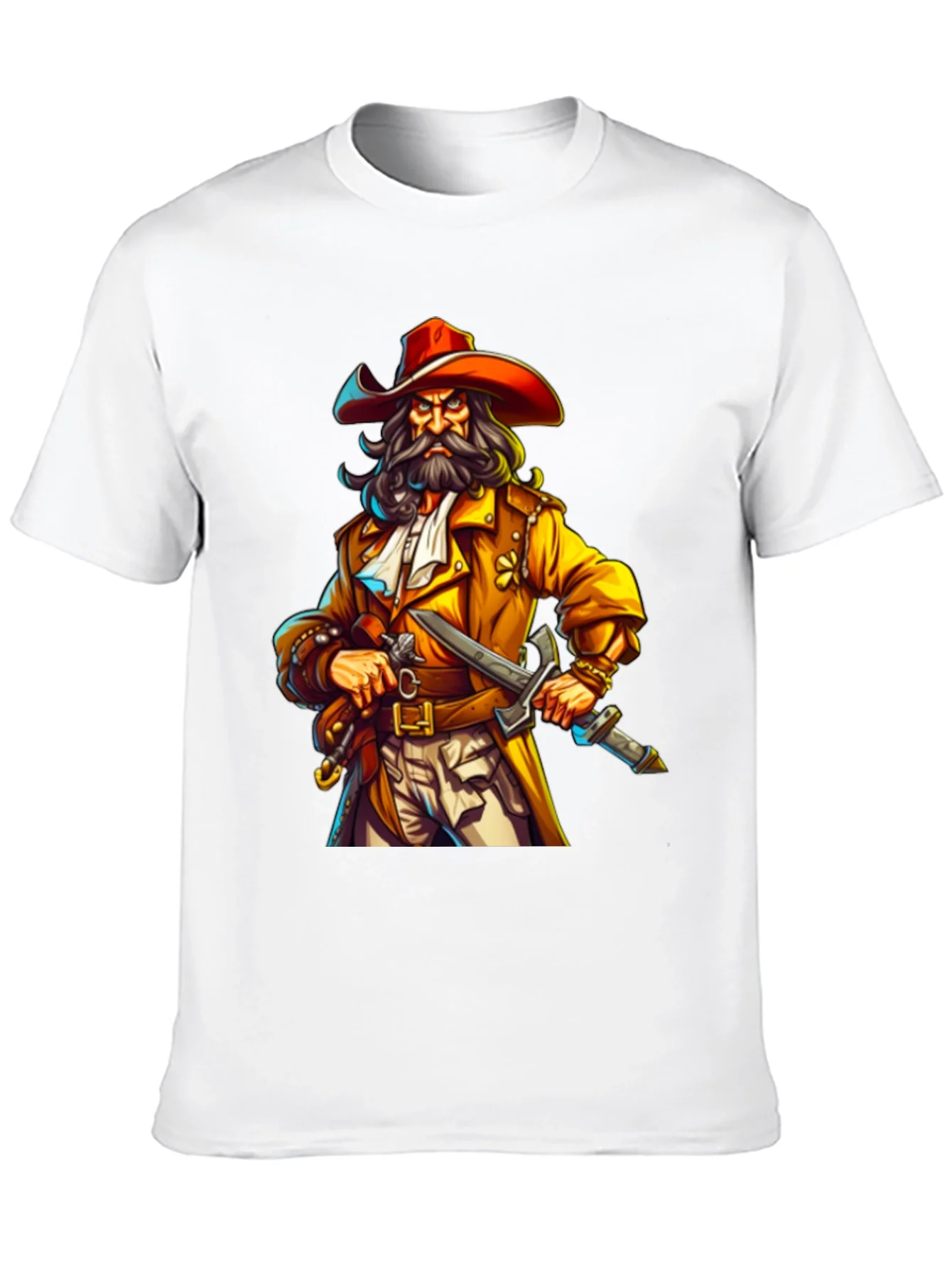 Pirate Cartoon T-Shirt: Cool Graphic Tee