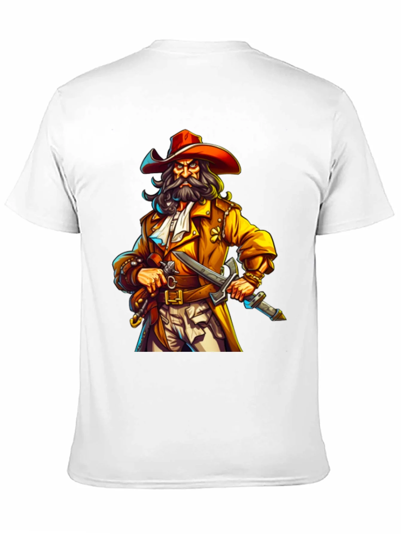 Pirate Cartoon T-Shirt: Cool Graphic Tee
