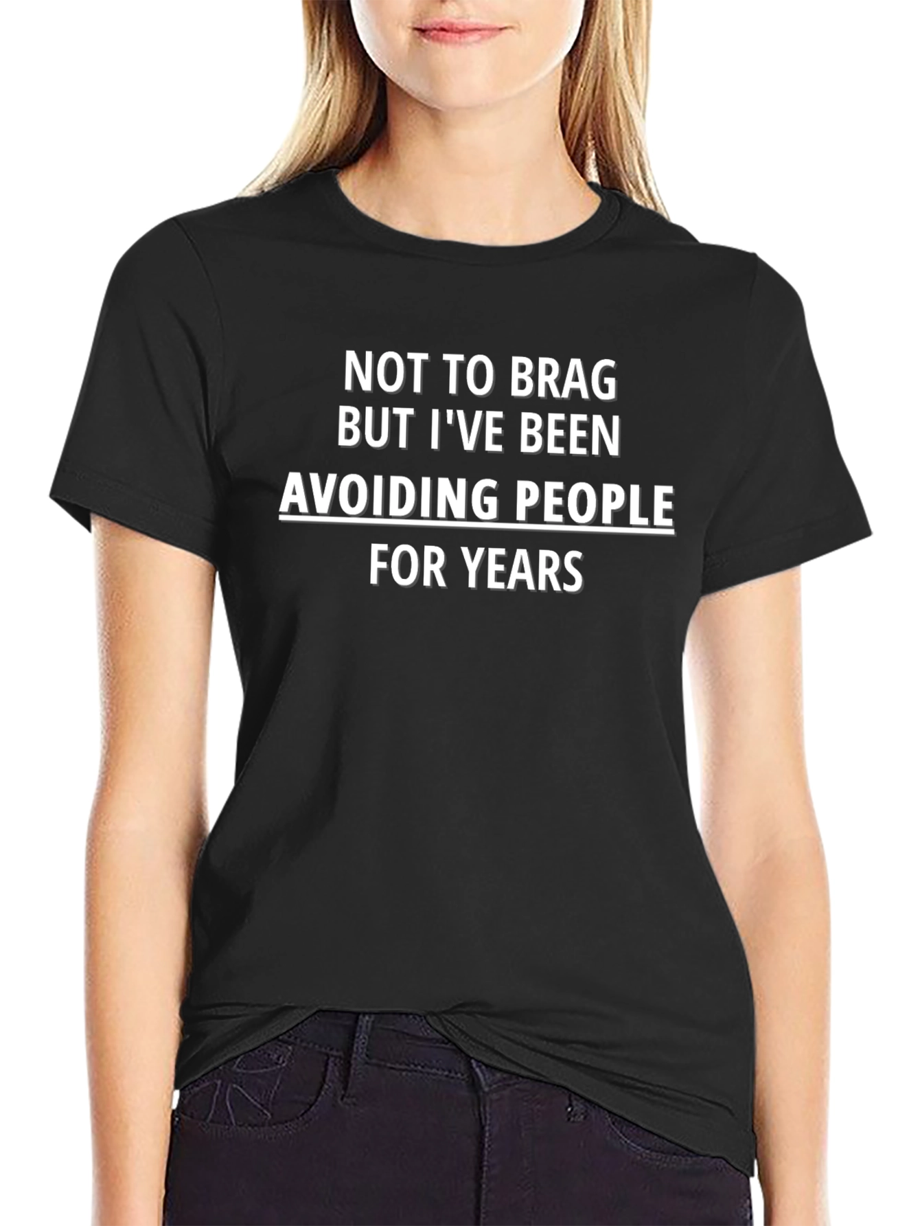 Introvert Humor T-Shirt: Avoiding People