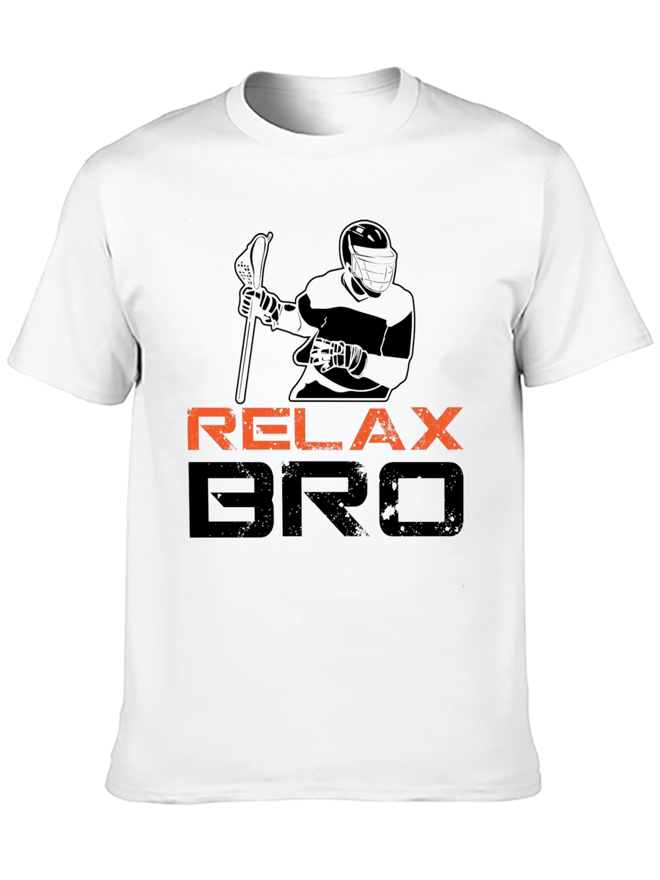 Relax Bro Lacrosse T-Shirt - Black