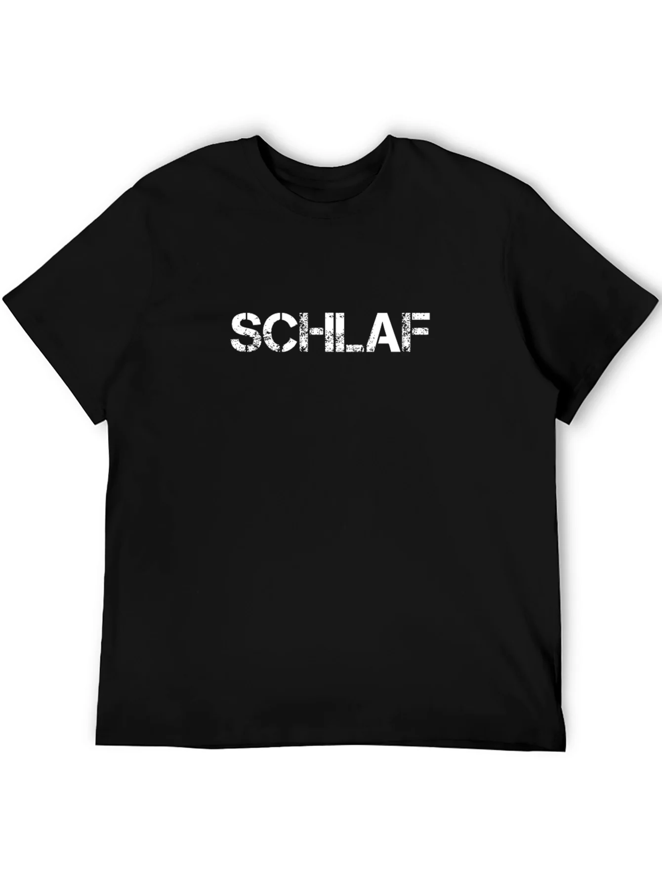 Schlaf T-Shirt - Mens Black Graphic Tee