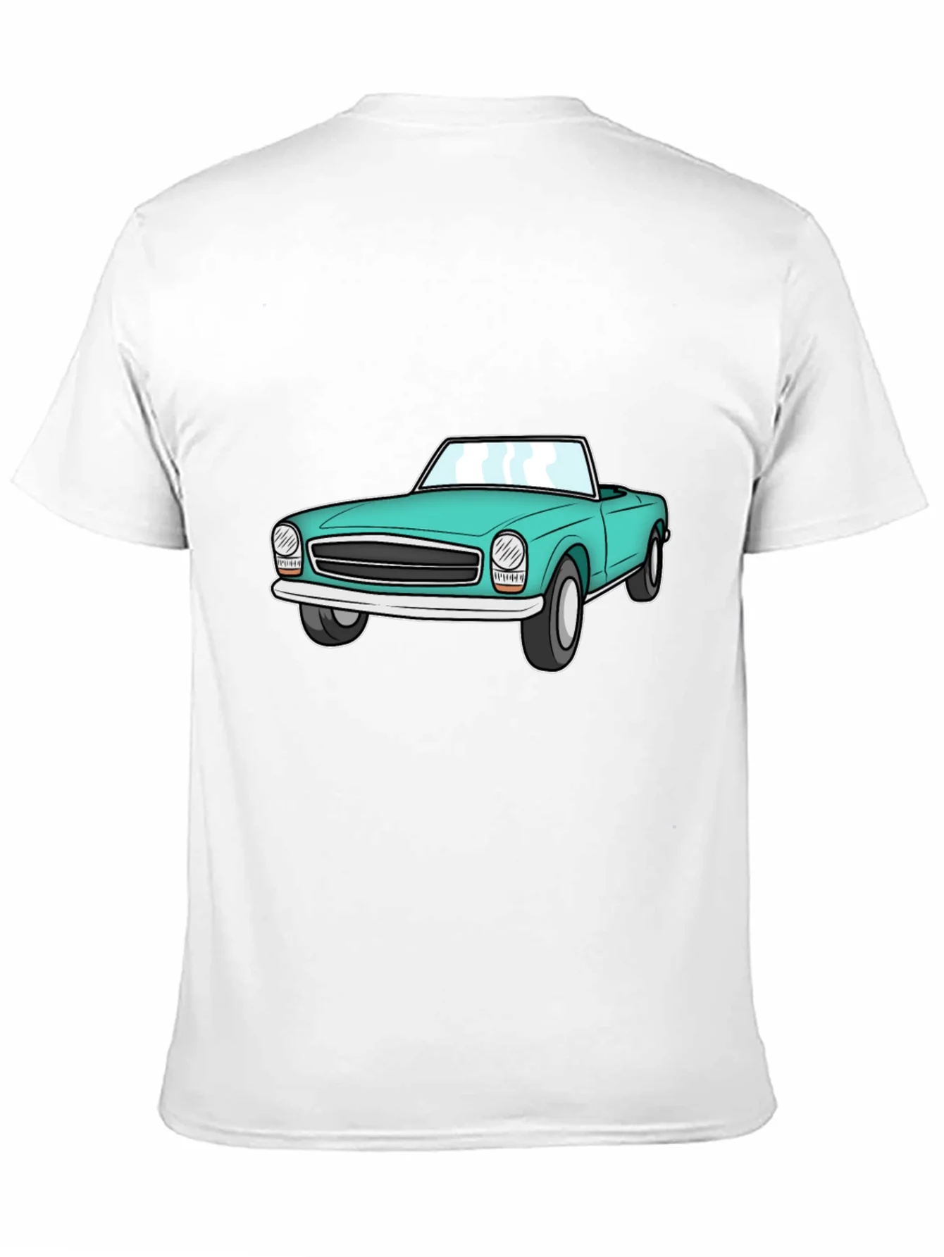 Retro Car Graphic Tee - Cool Roadster Design