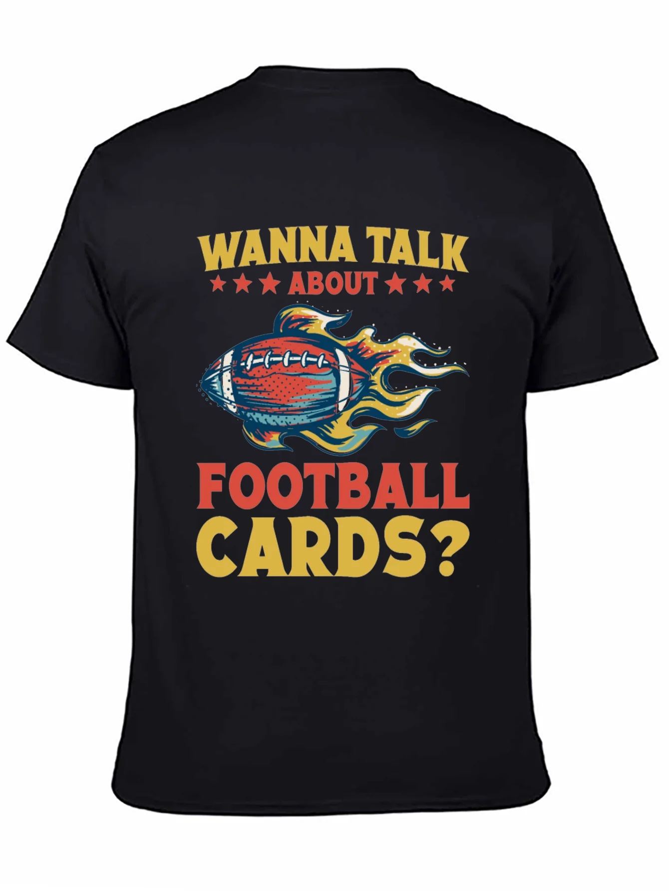 Football Cards Graphic T-Shirt
