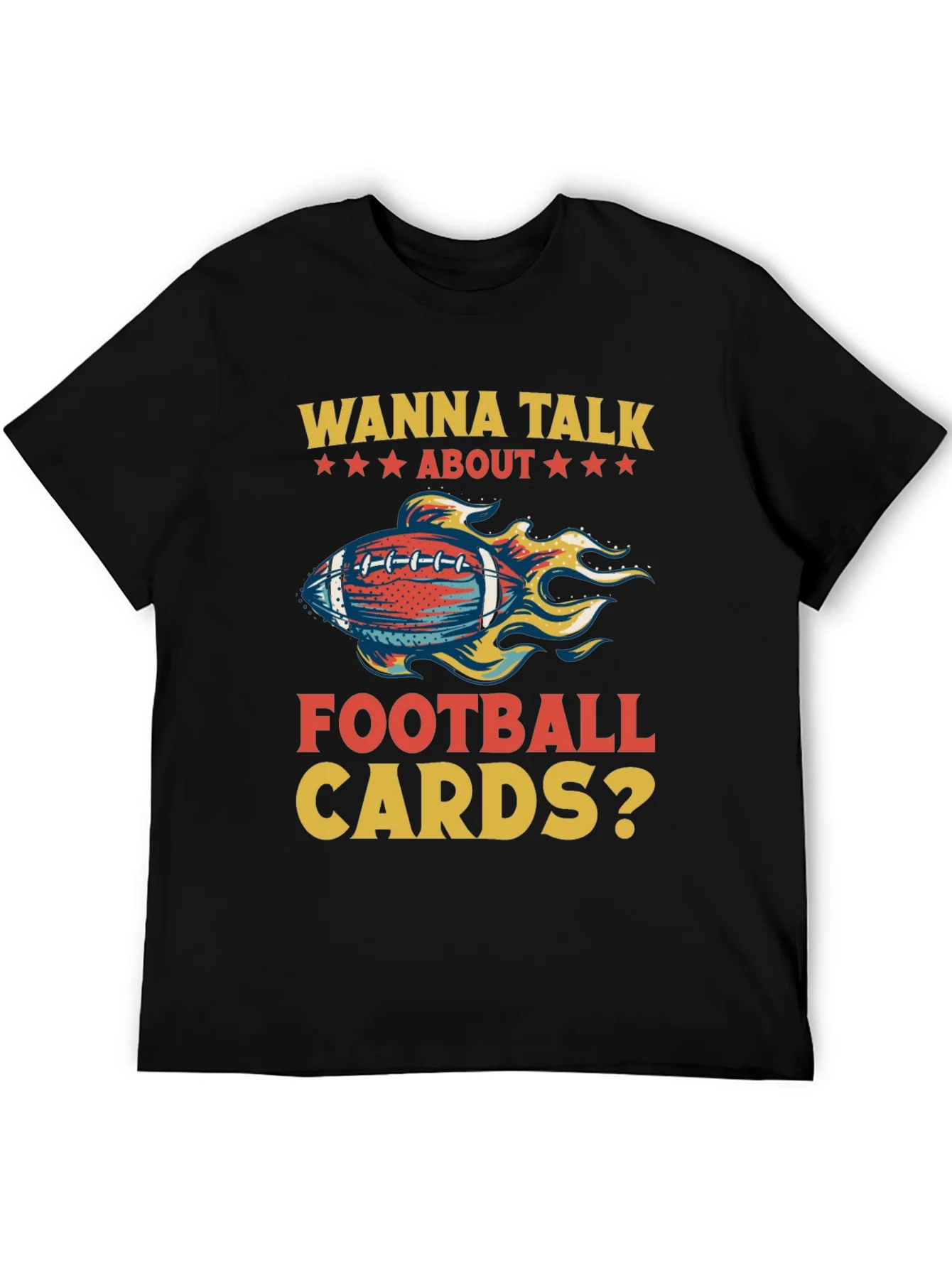 Football Cards Graphic T-Shirt