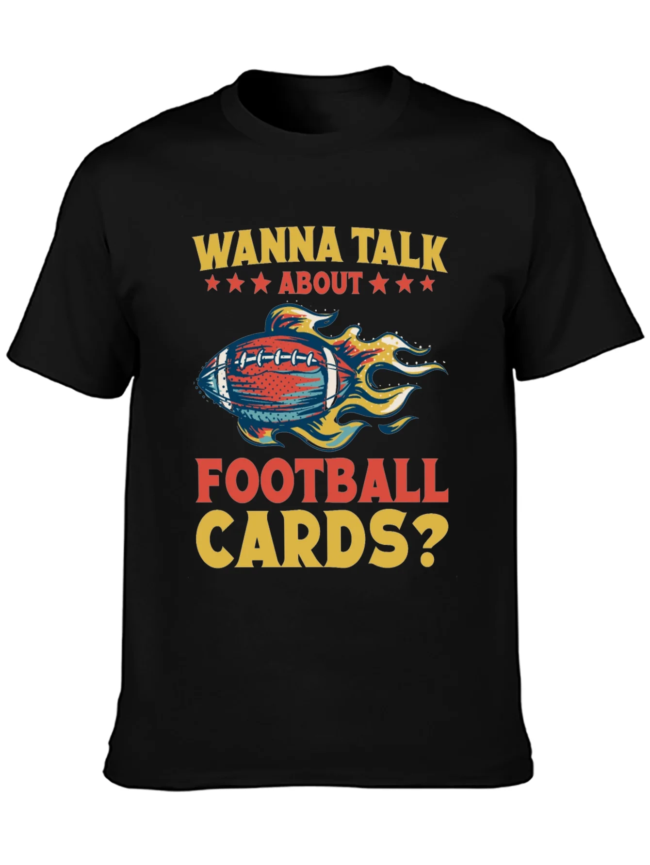 Football Cards Graphic T-Shirt