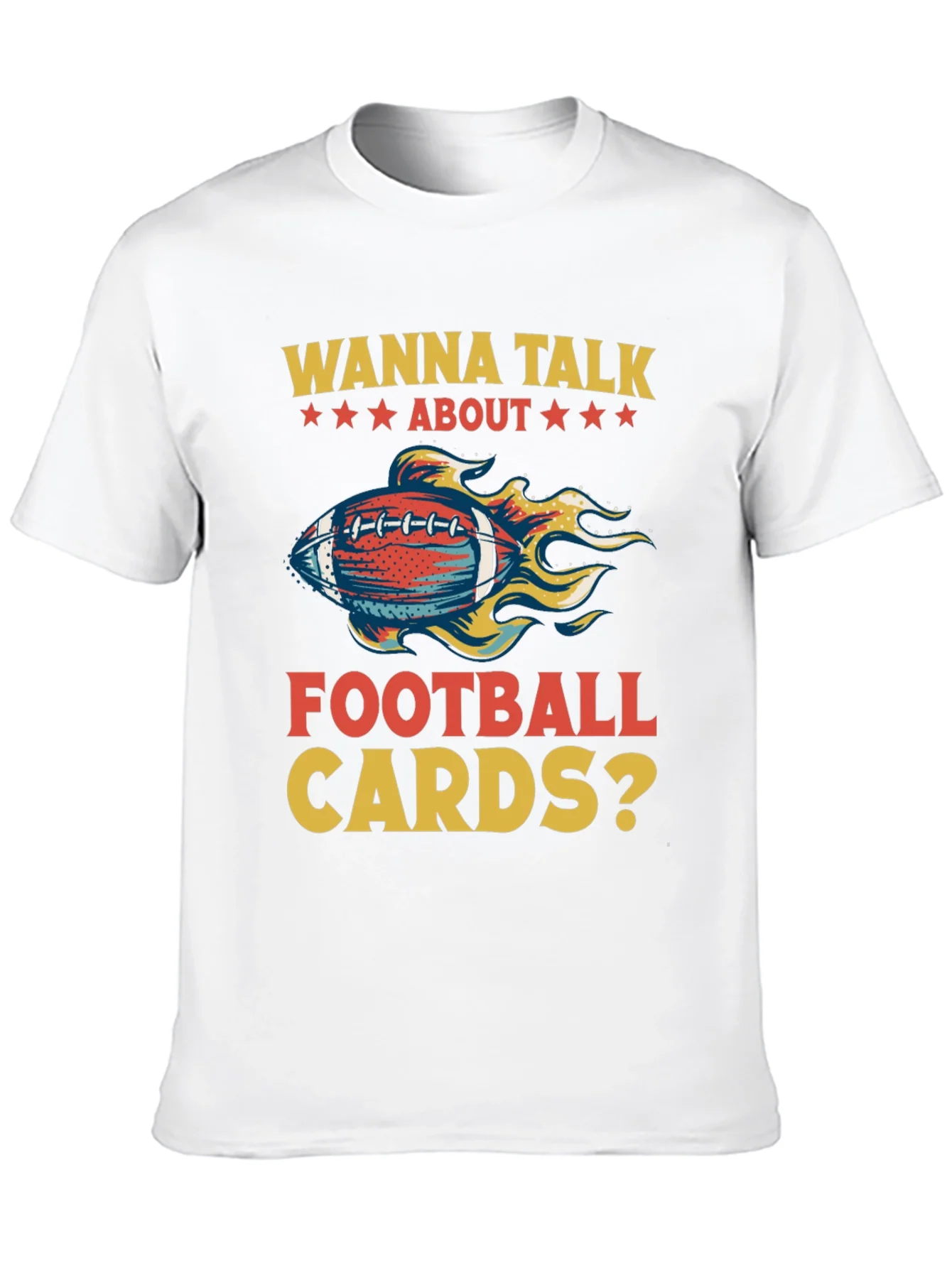 Football Cards Graphic T-Shirt