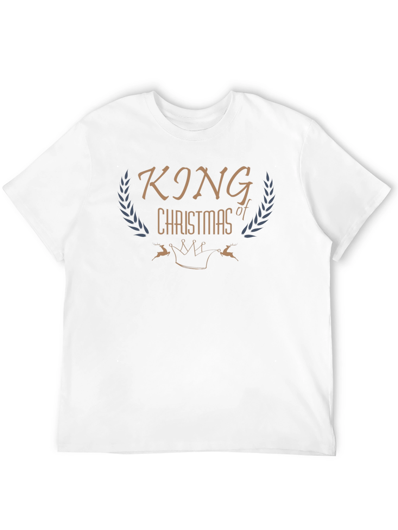 King of Christmas Black Graphic Tee