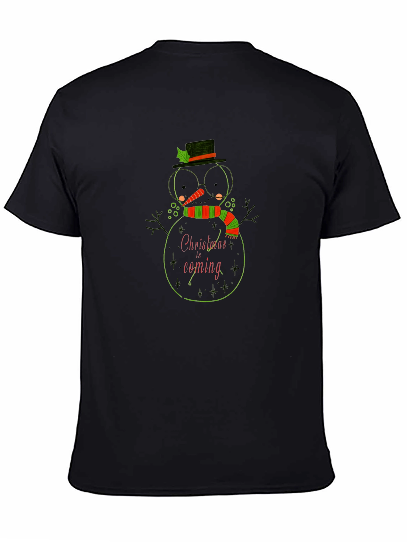 Christmas Snowman T-Shirt - Holiday Graphic Tee