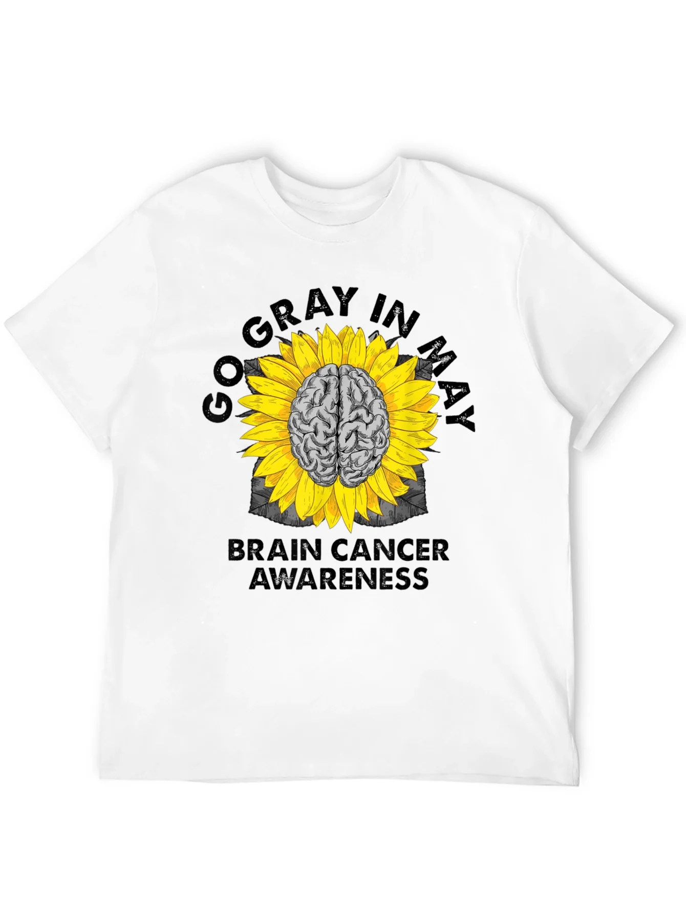 Go Gray in May Brain Cancer Awareness T-Shirt