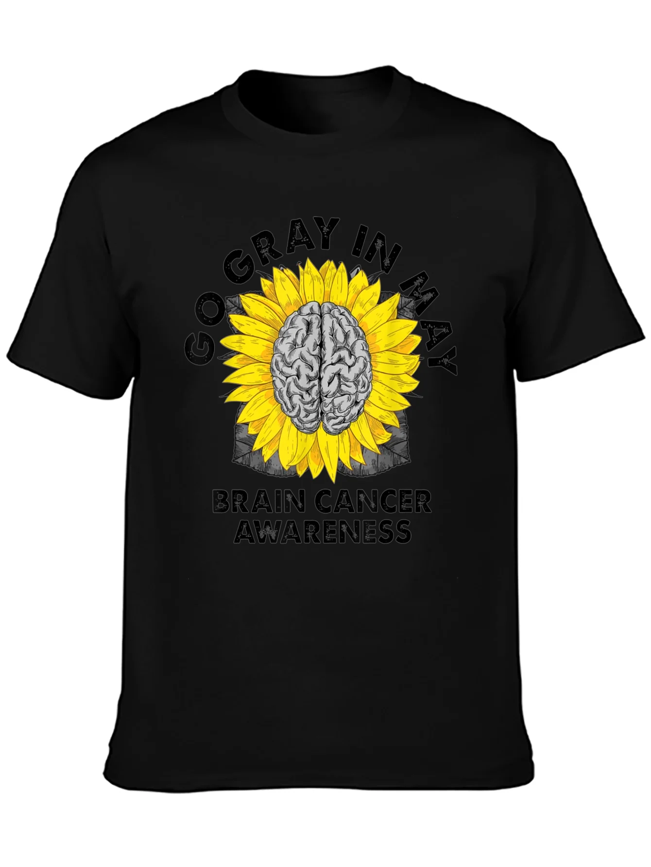 Go Gray in May Brain Cancer Awareness T-Shirt