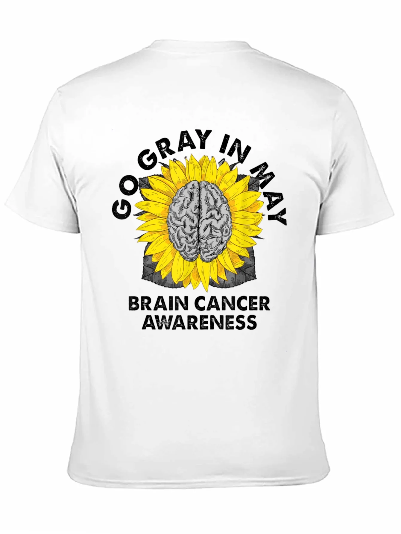 Go Gray in May Brain Cancer Awareness T-Shirt