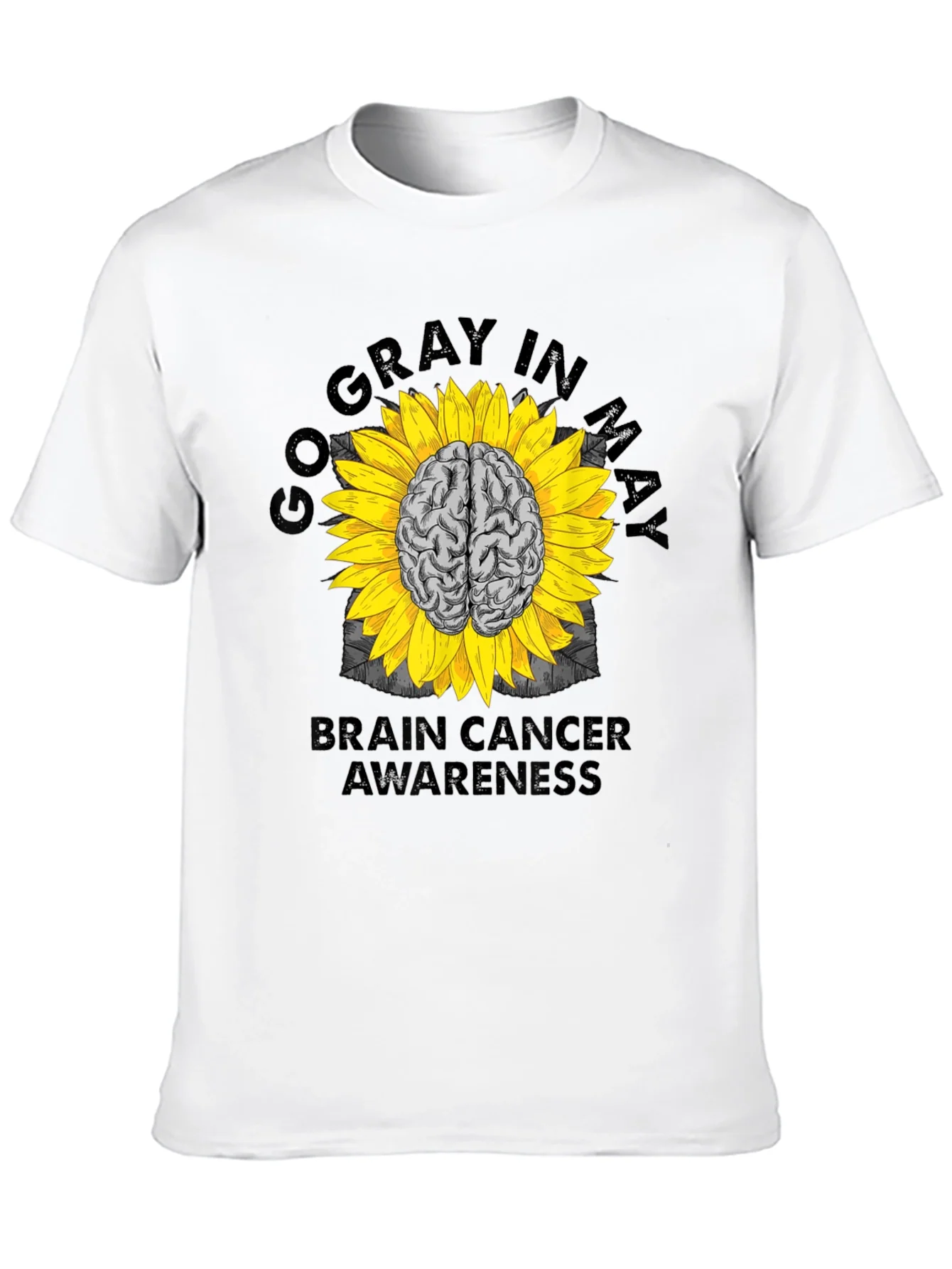 Go Gray in May Brain Cancer Awareness T-Shirt