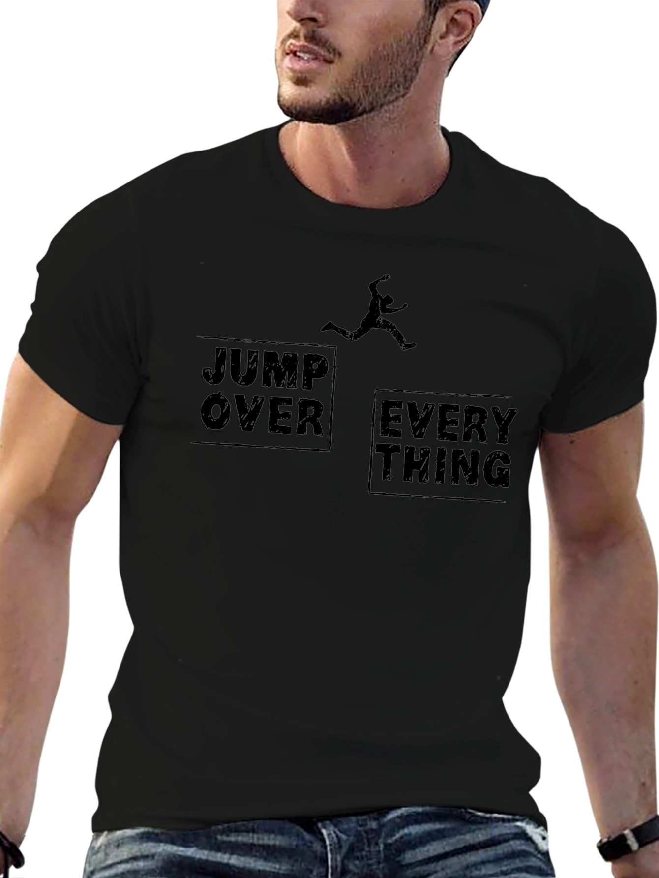 Jump Over Everything Graphic Tee - Mens