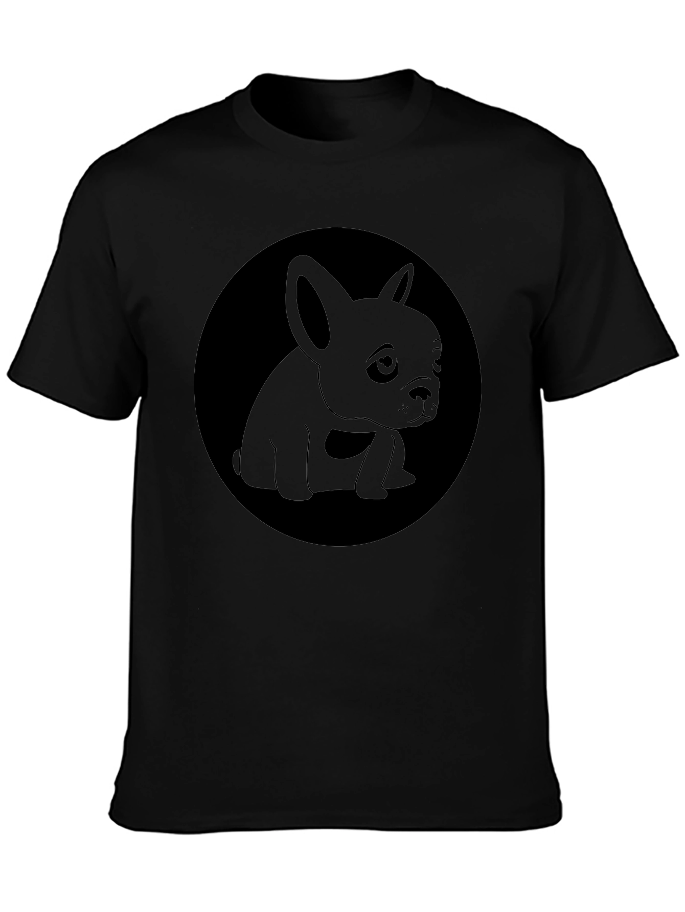 Dog Graphic Tee - Black T-Shirt