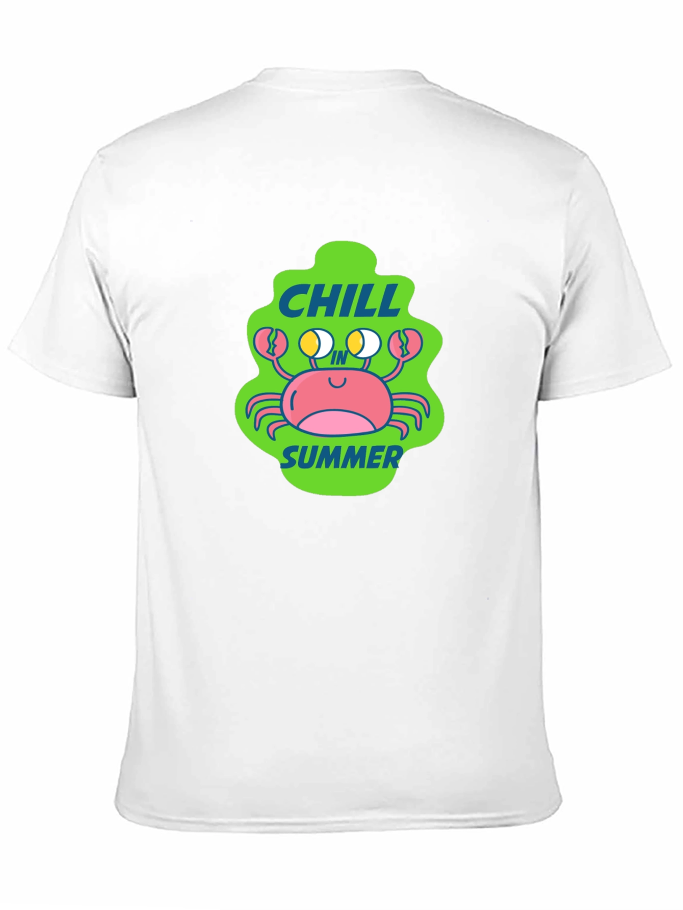 Chill Crab Summer Black T-Shirt