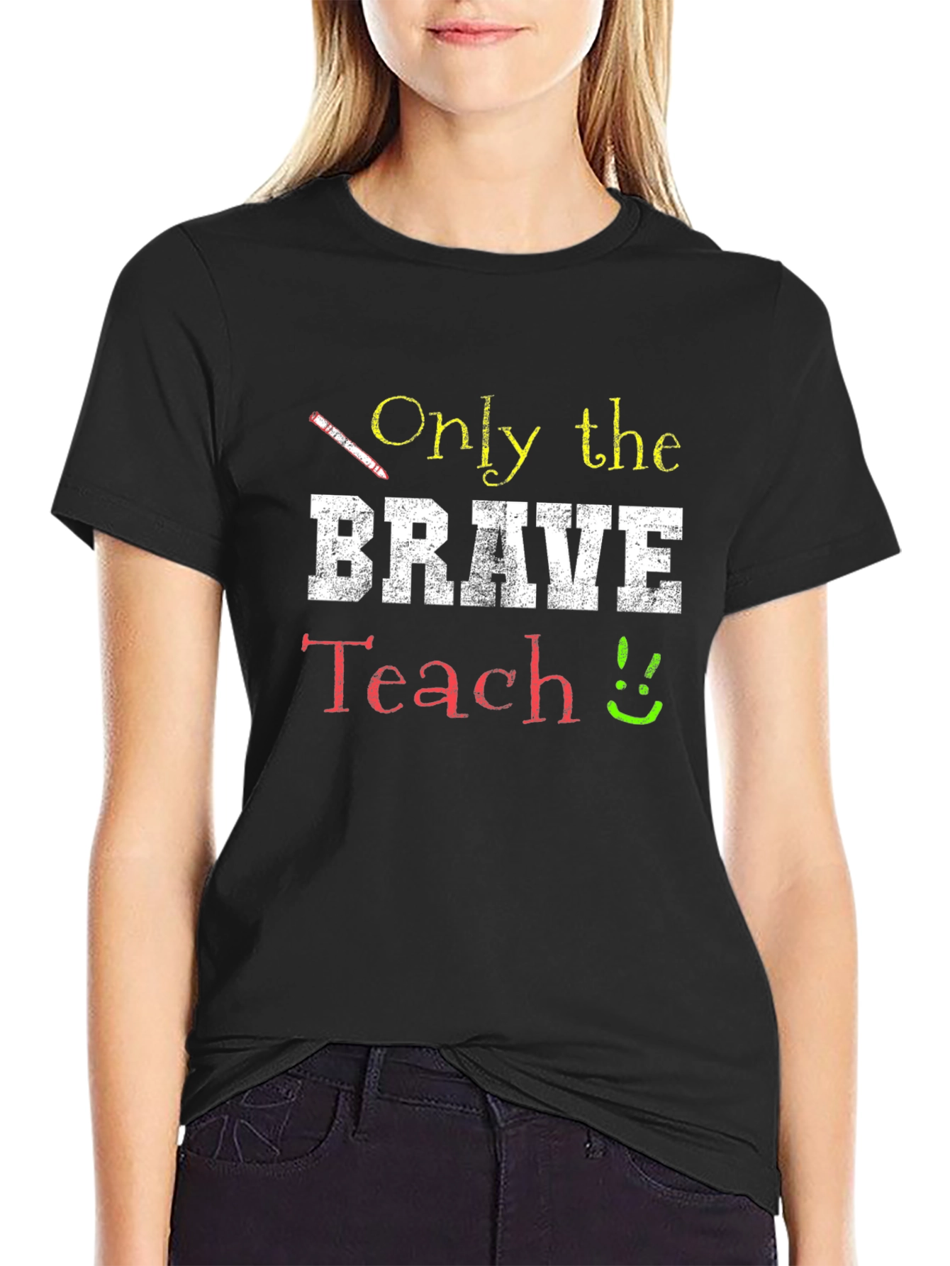 Only The Brave Teach T-Shirt