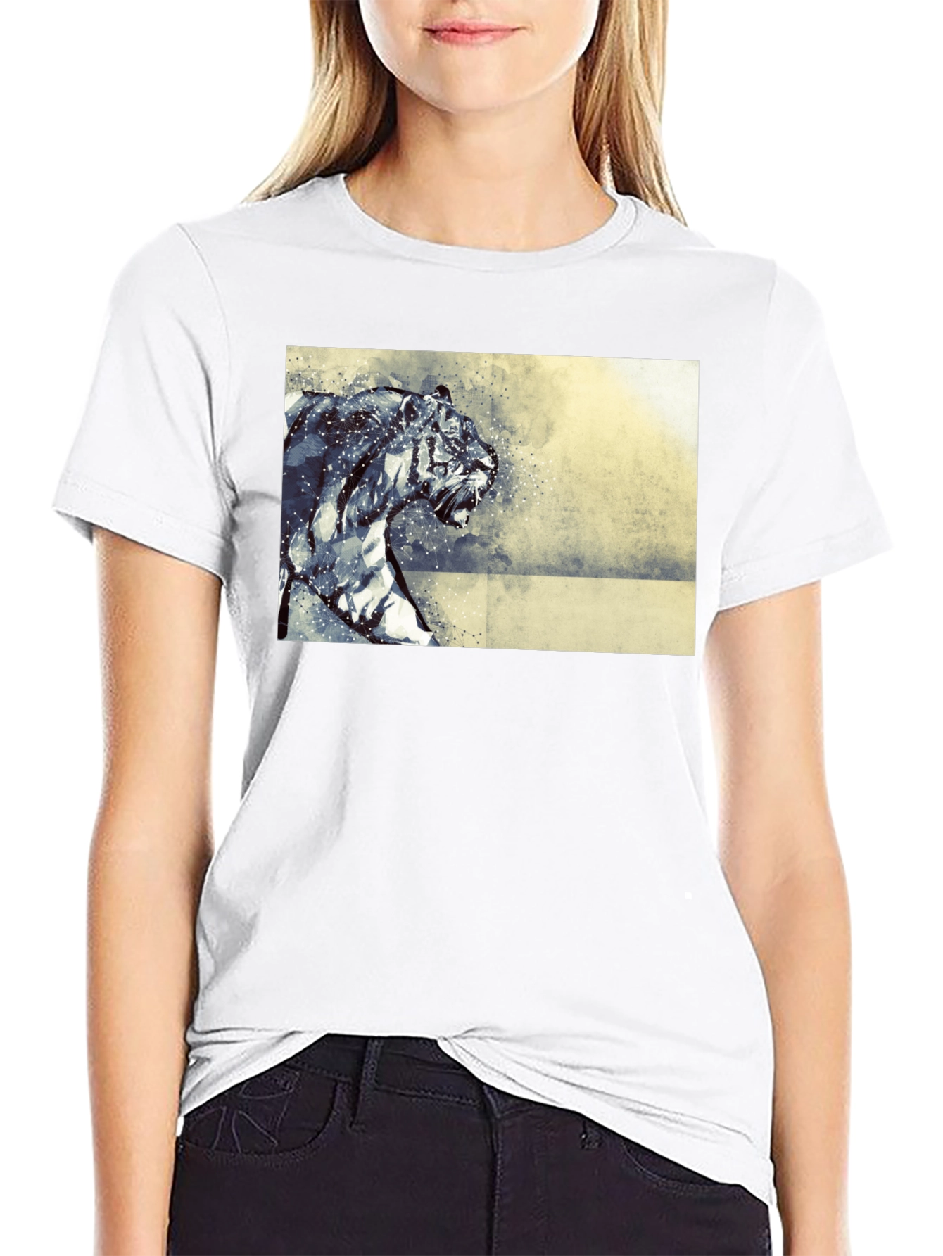 Tiger Graphic Black T-Shirt